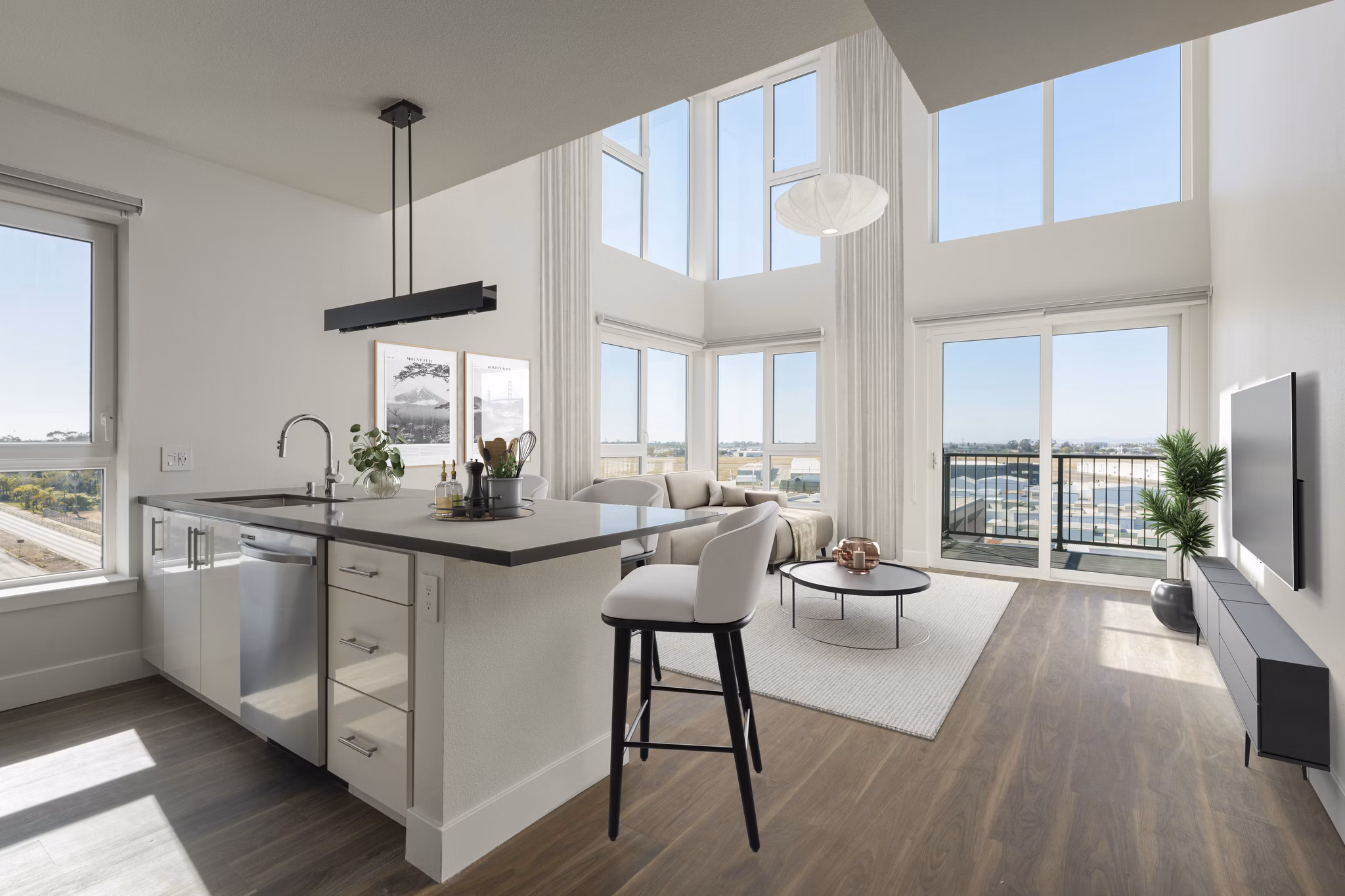 kitchen at Elowen Apartments