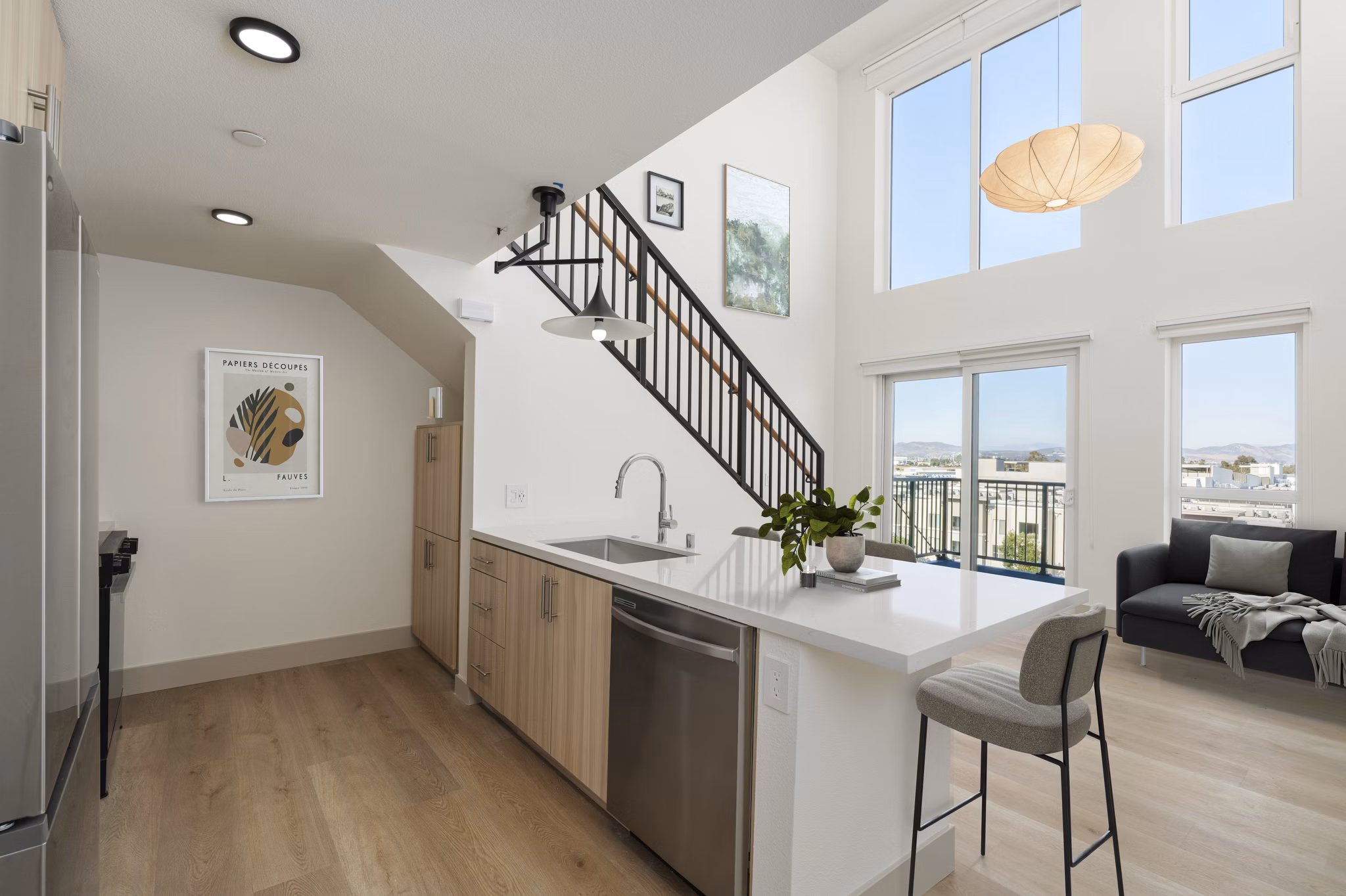 kitchen at Elowen Apartments