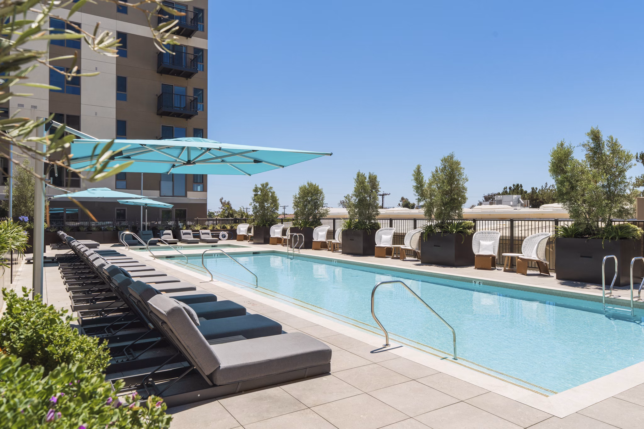 pool at Elowen Apartments