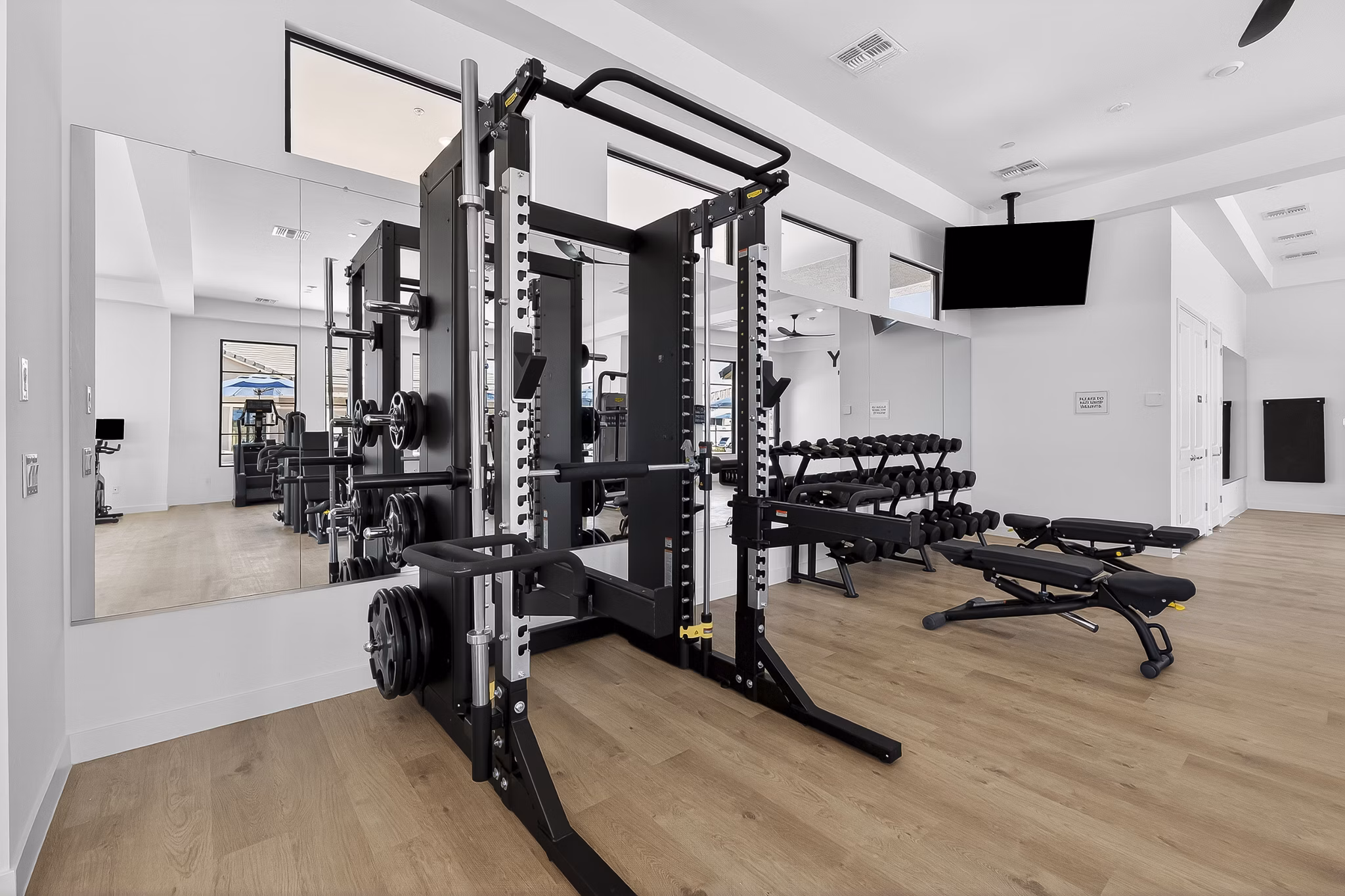 Fitness Center at Yardly Laveen Spectrum Apartments