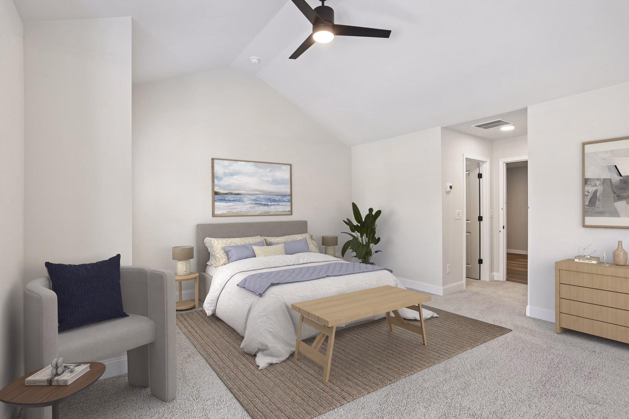 bedroom at Skymor Sugar Hill Apartments