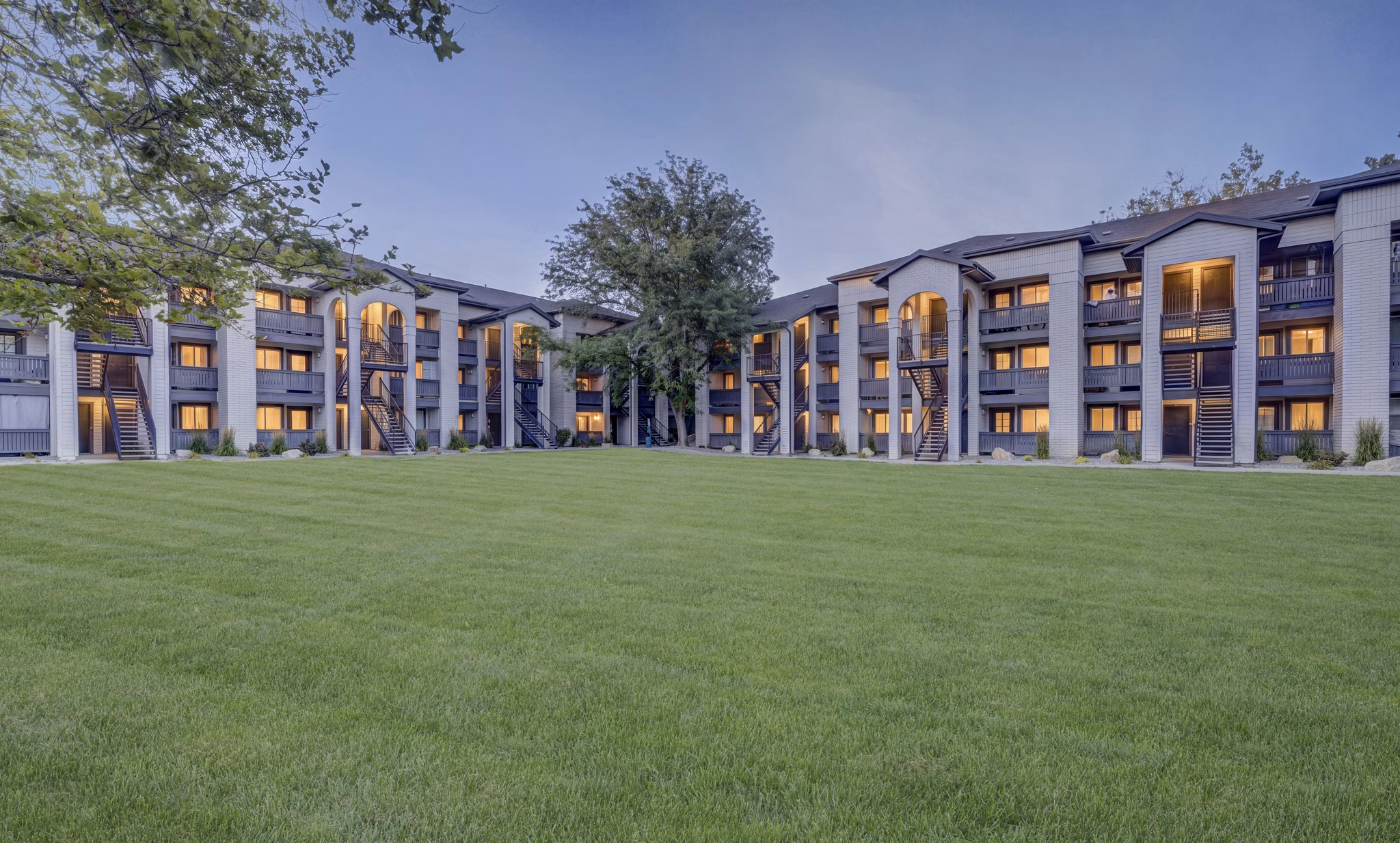 building at Ashford Apartments