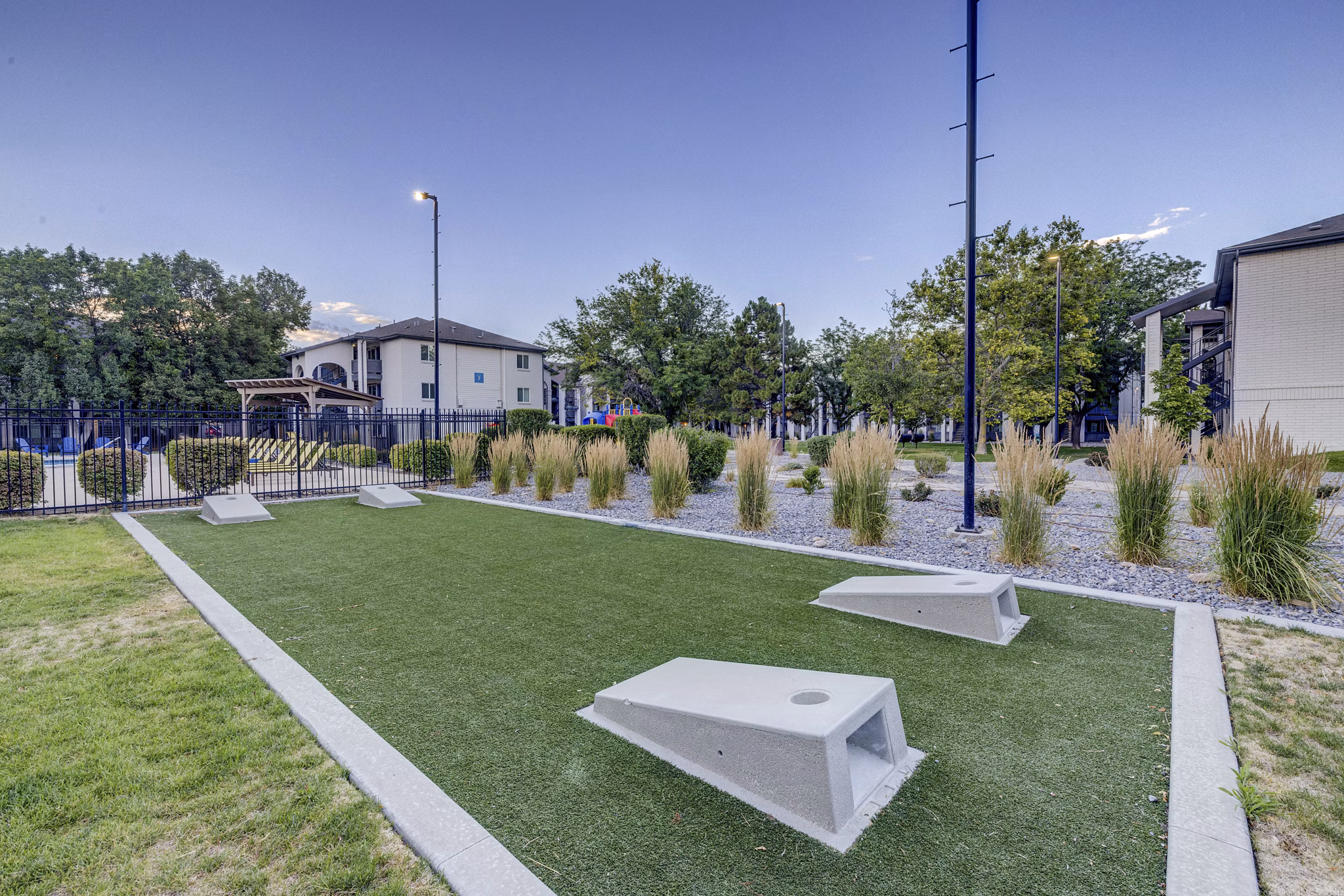 dog park at Ashford Apartments
