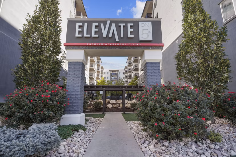 exterior at Elevate on 5th Apartments