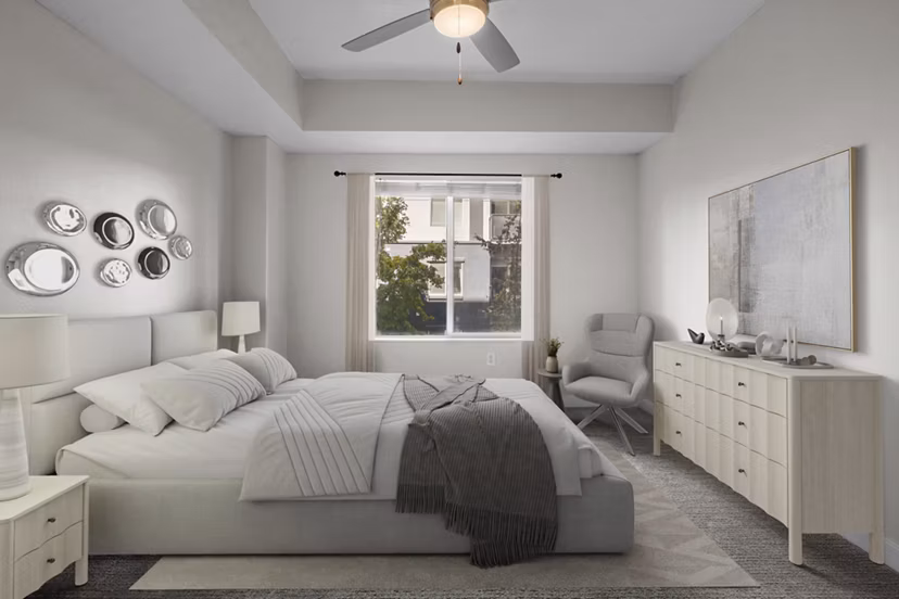 bedroom at Elevate on 5th Apartments