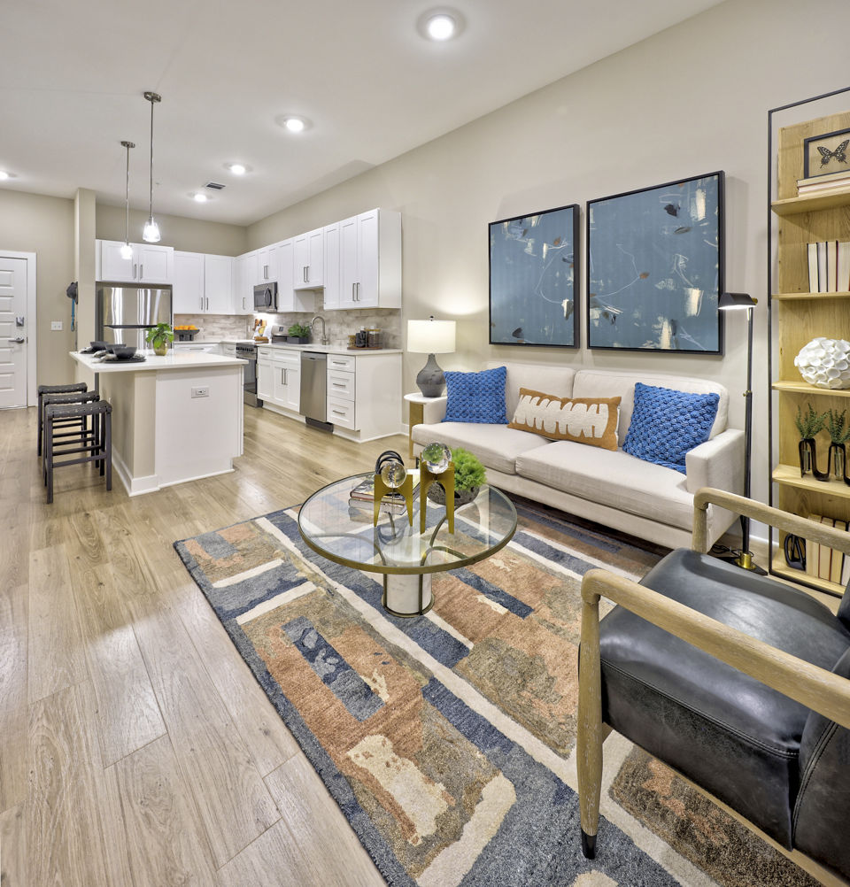 living room at Mason Apartments