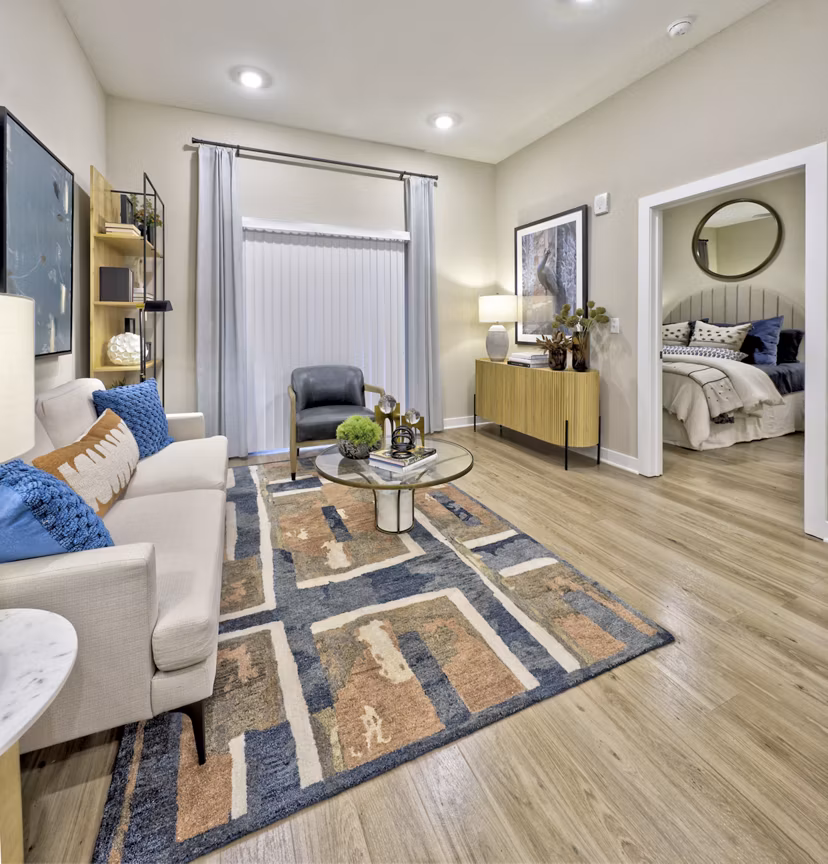 living room at Mason Apartments
