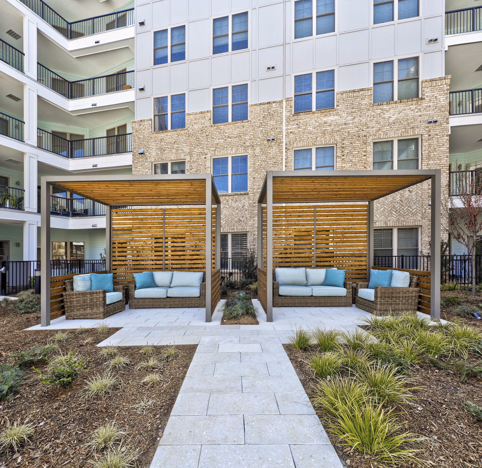 Patio at Mason Apartments