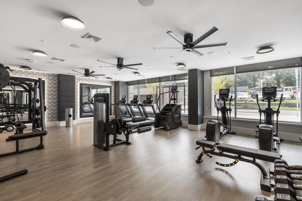 Gym at Griffin Durham Apartments (2 of 3)