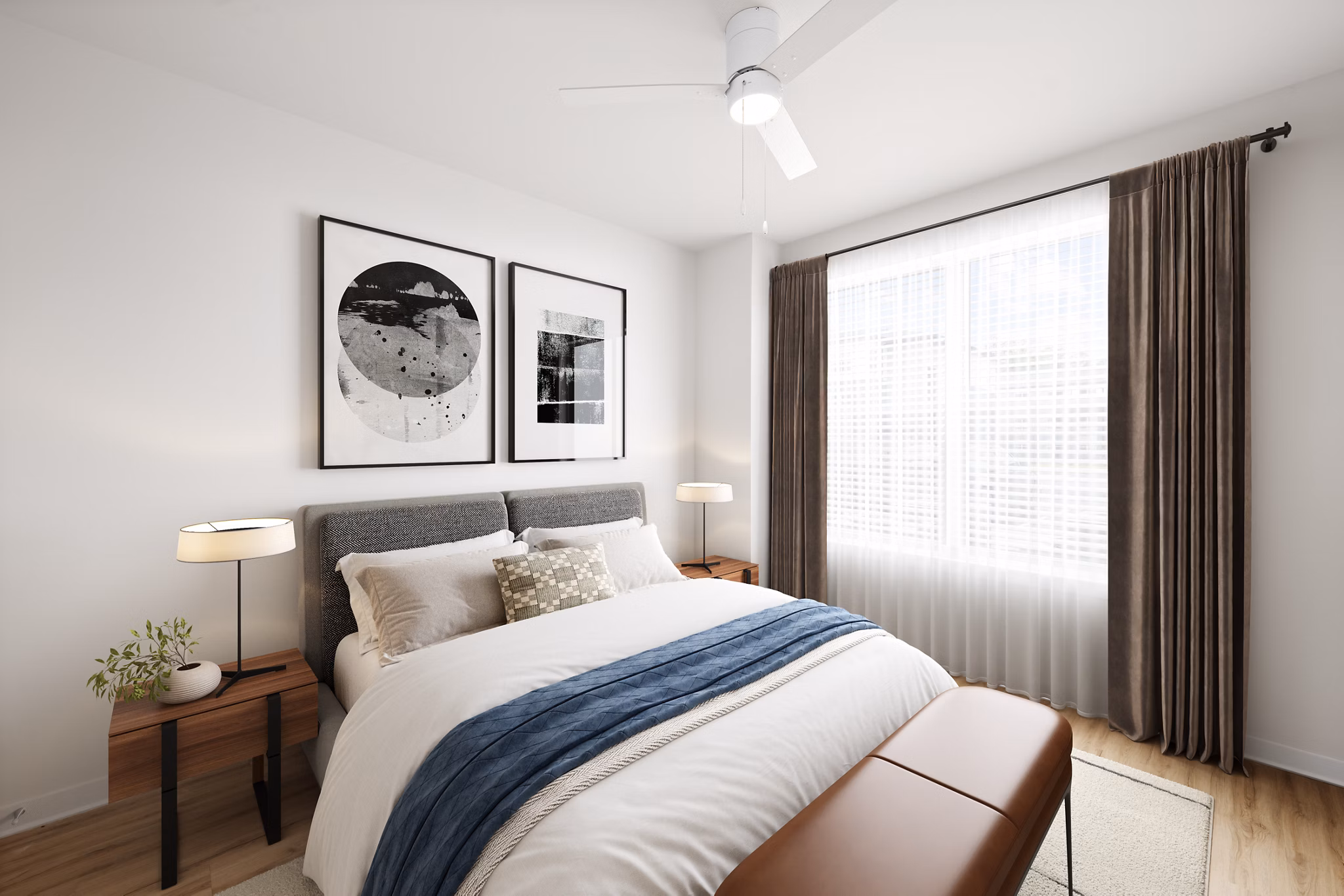 bedroom at Bolton West Charlotte Apartments