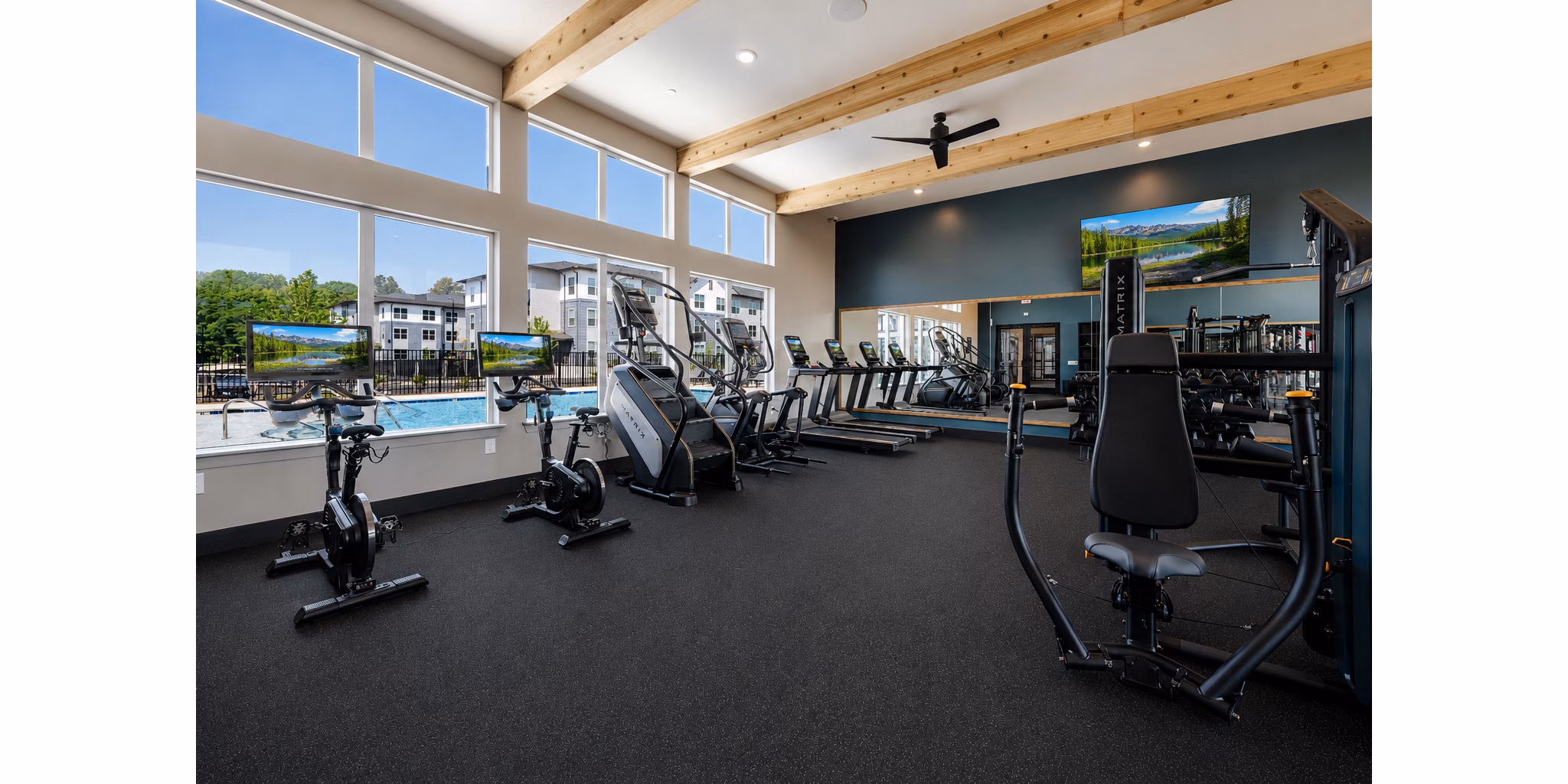 Fitness Center at Bolton West Charlotte Apartments