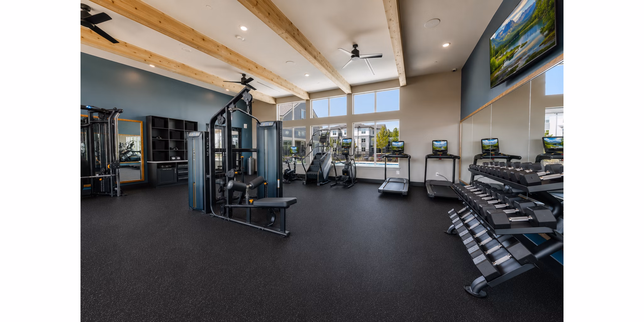 Fitness Center at Bolton West Charlotte Apartments