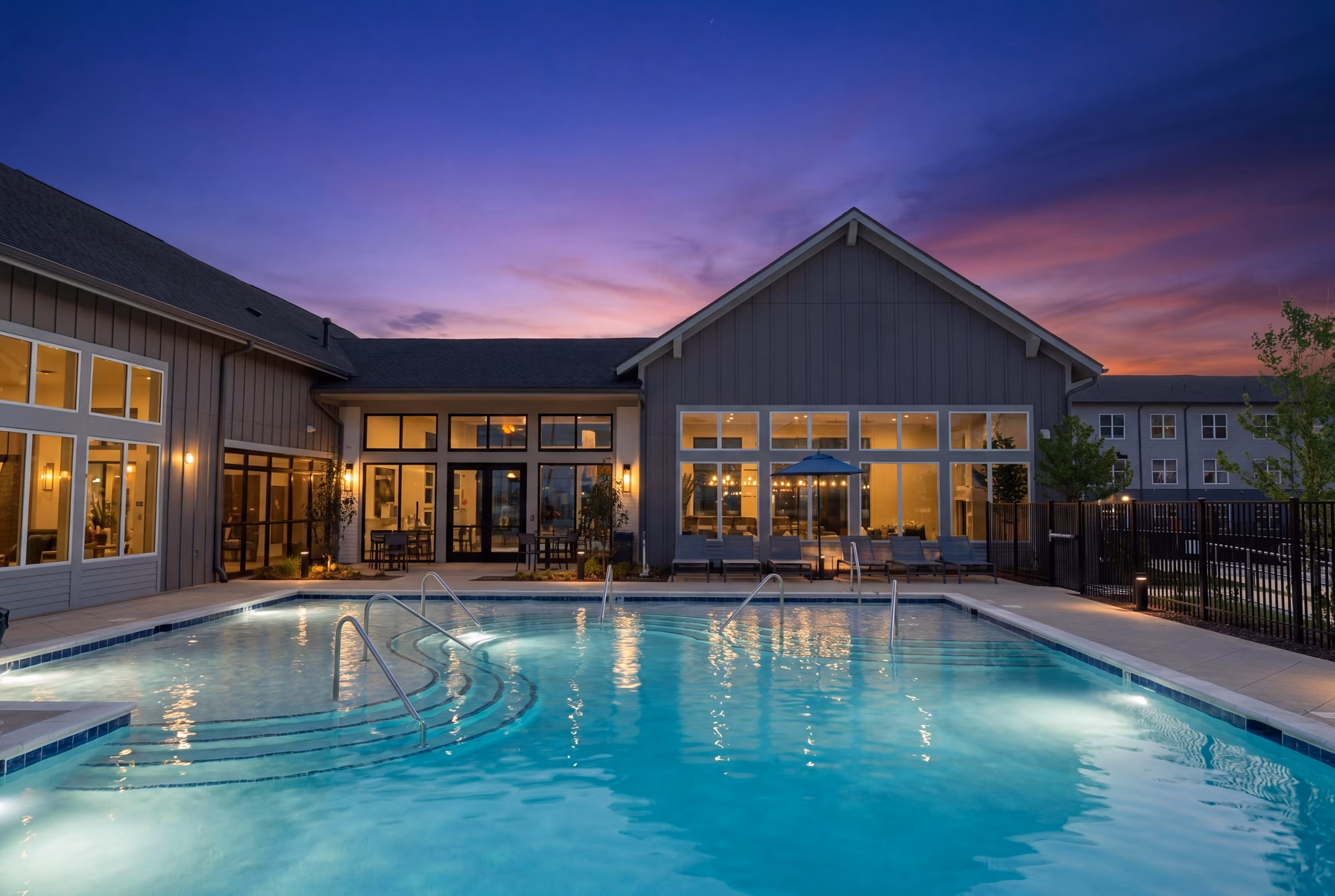 Pool at Bolton West Charlotte Apartments