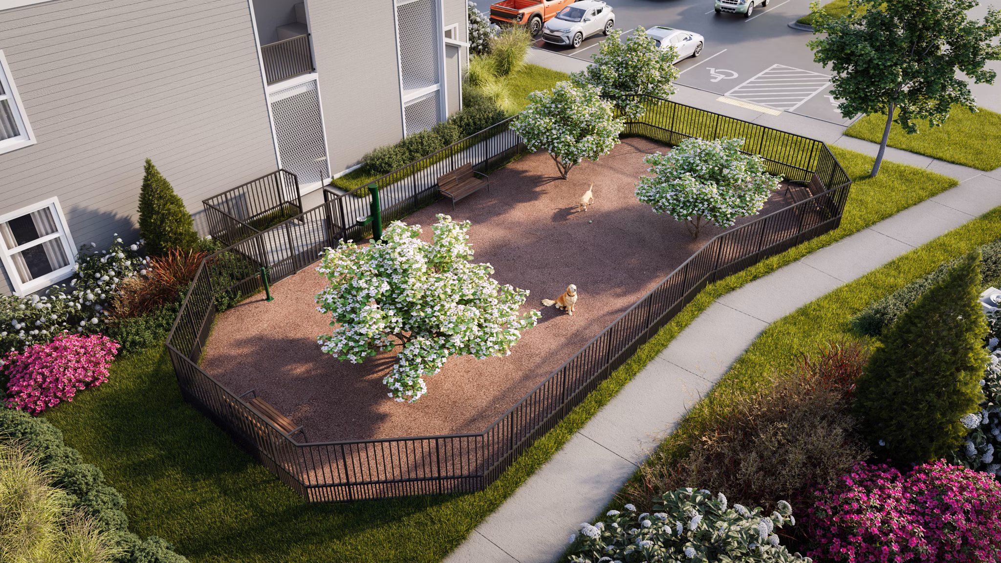 rendering for Bolton West Charlotte Apartments