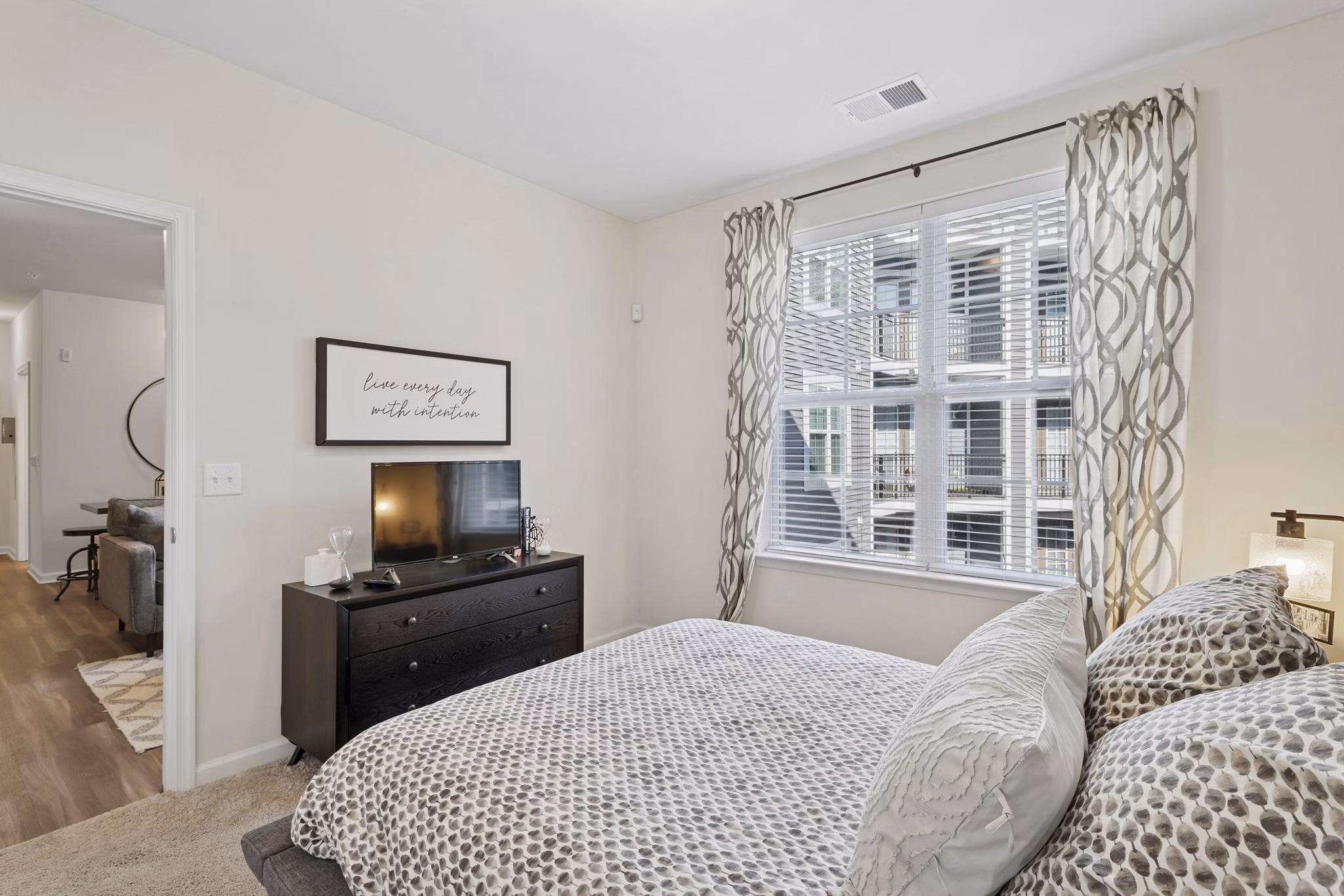 bedroom at Nexus Apartments