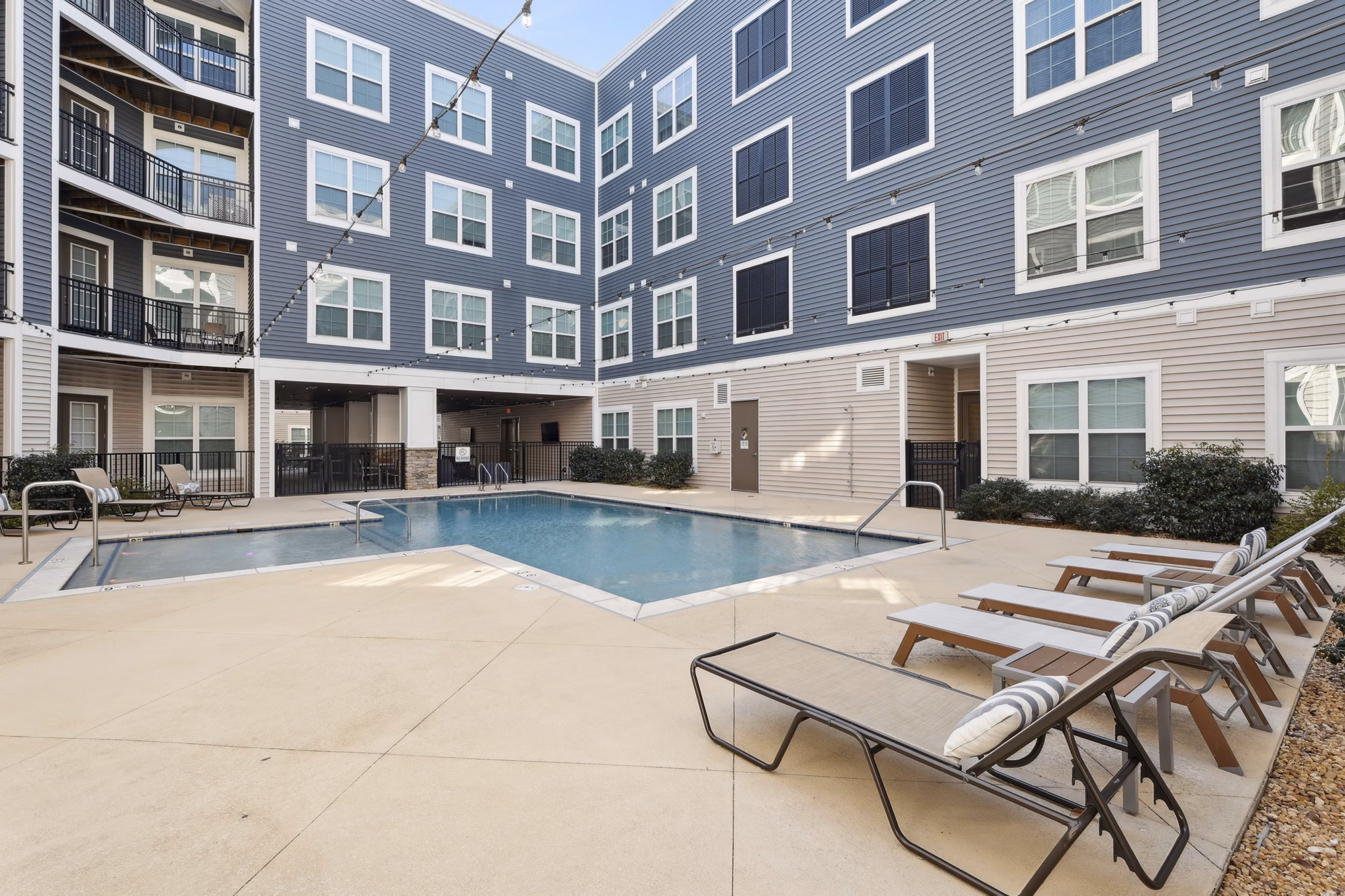 pool at Nexus Apartments