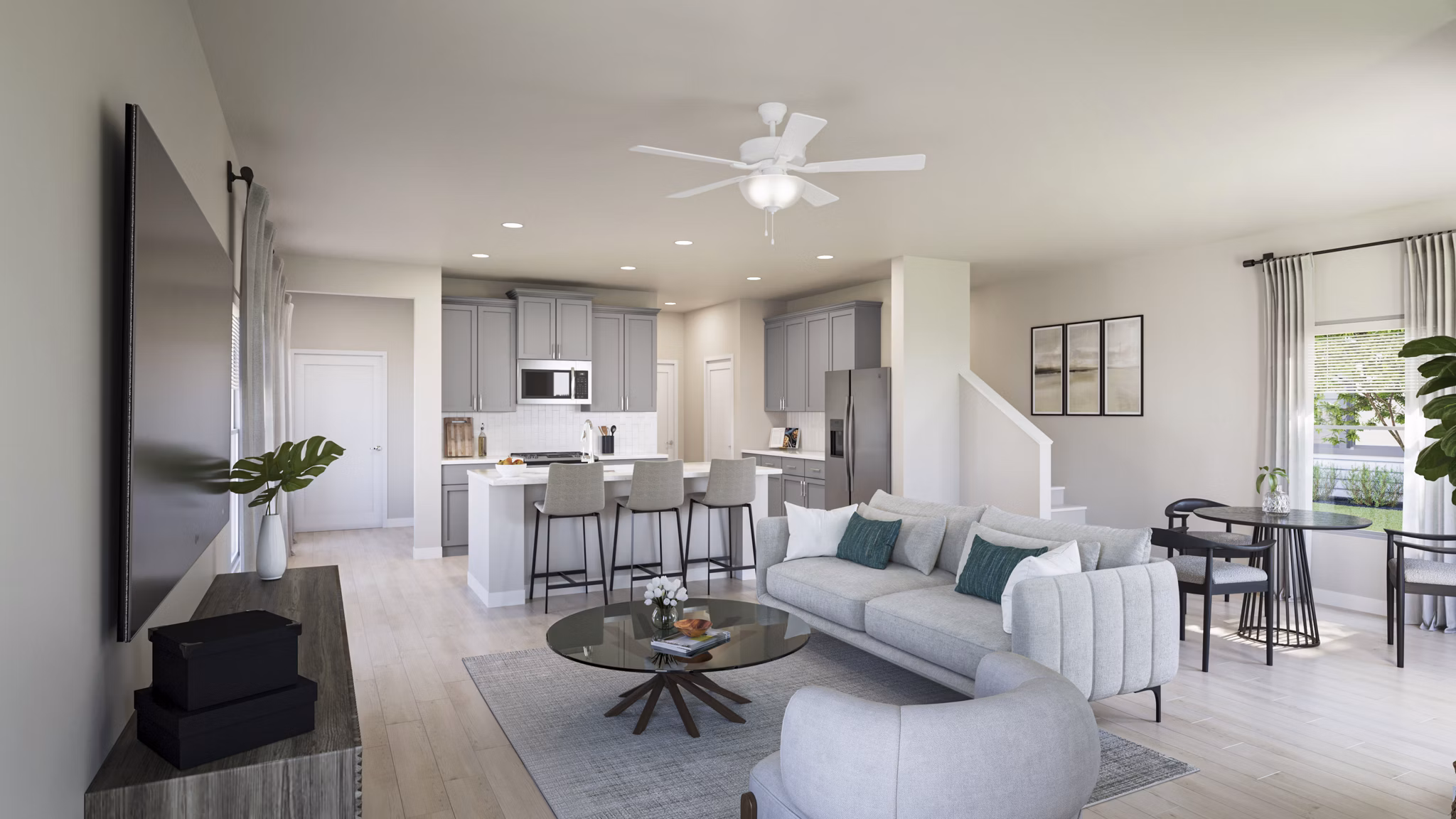 living room at Summerwell Marvida Apartments 
