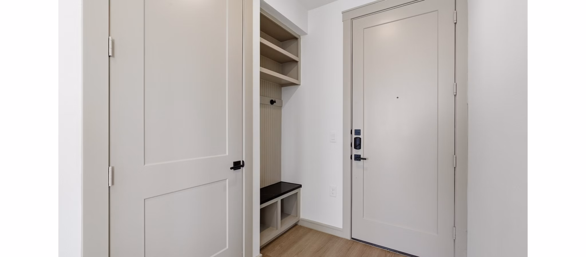 bedroom at The Buckley Apartments