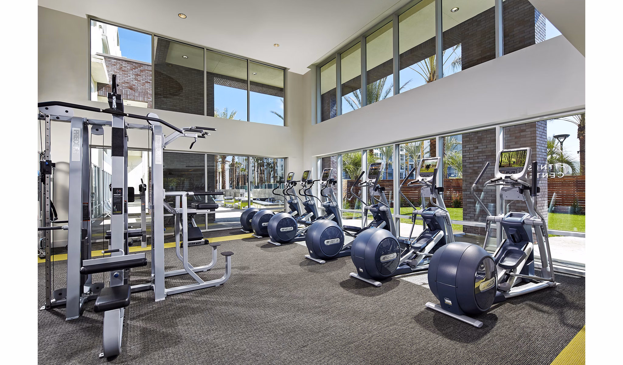 Fitness Center at Ascent Apartments