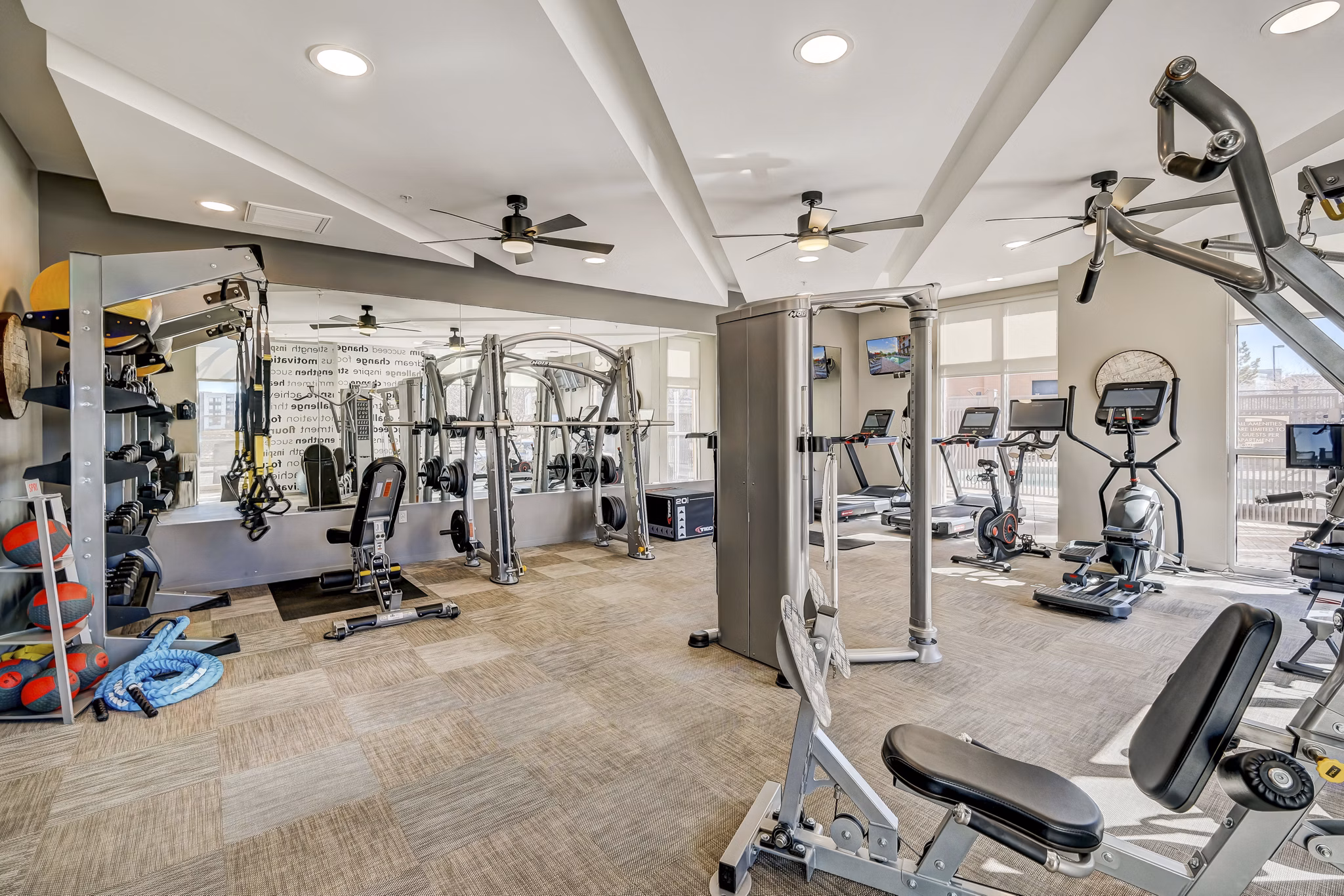 fitness center at Cielo Apartments 