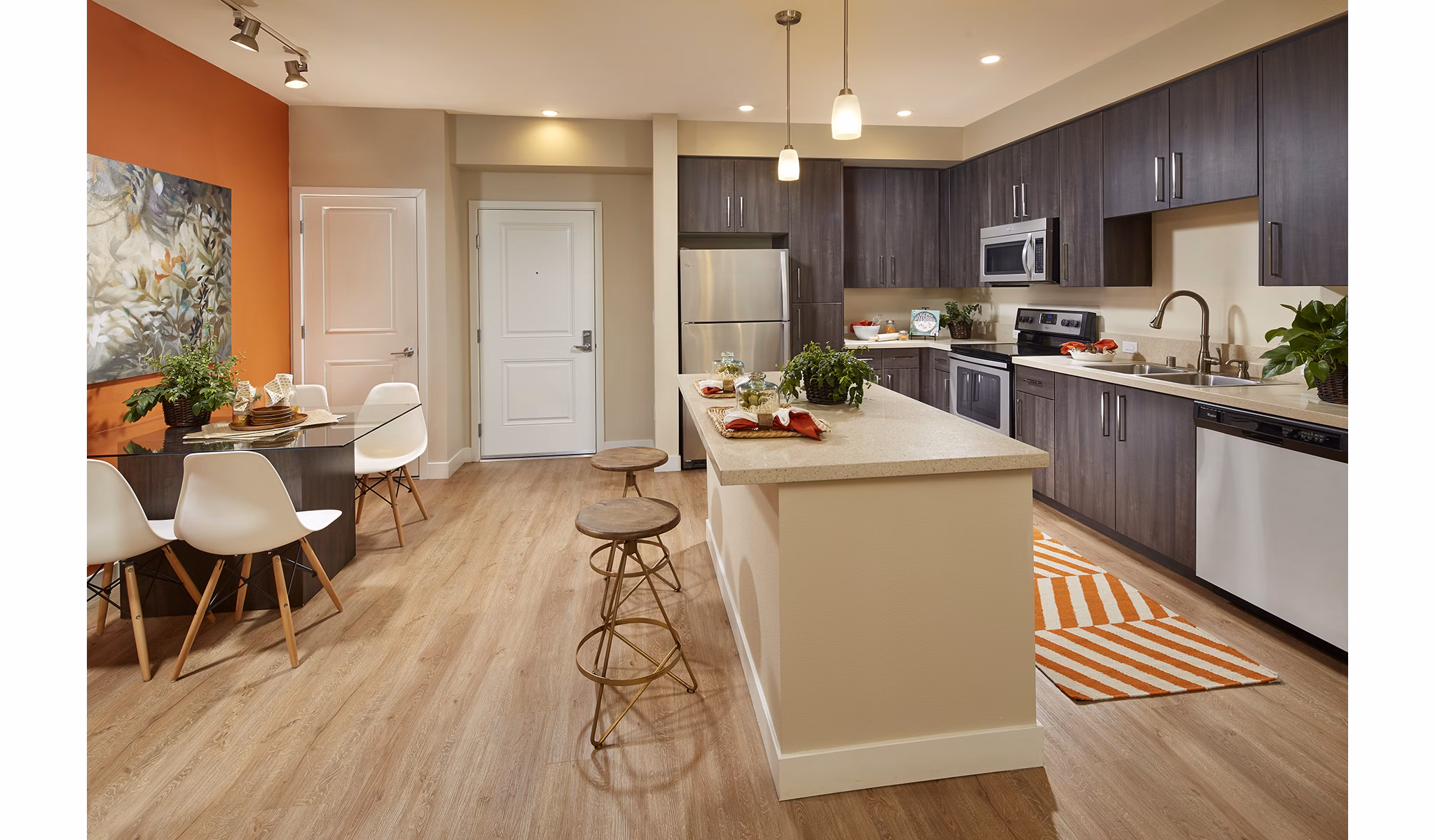 Kitchen at Ascent Apartments