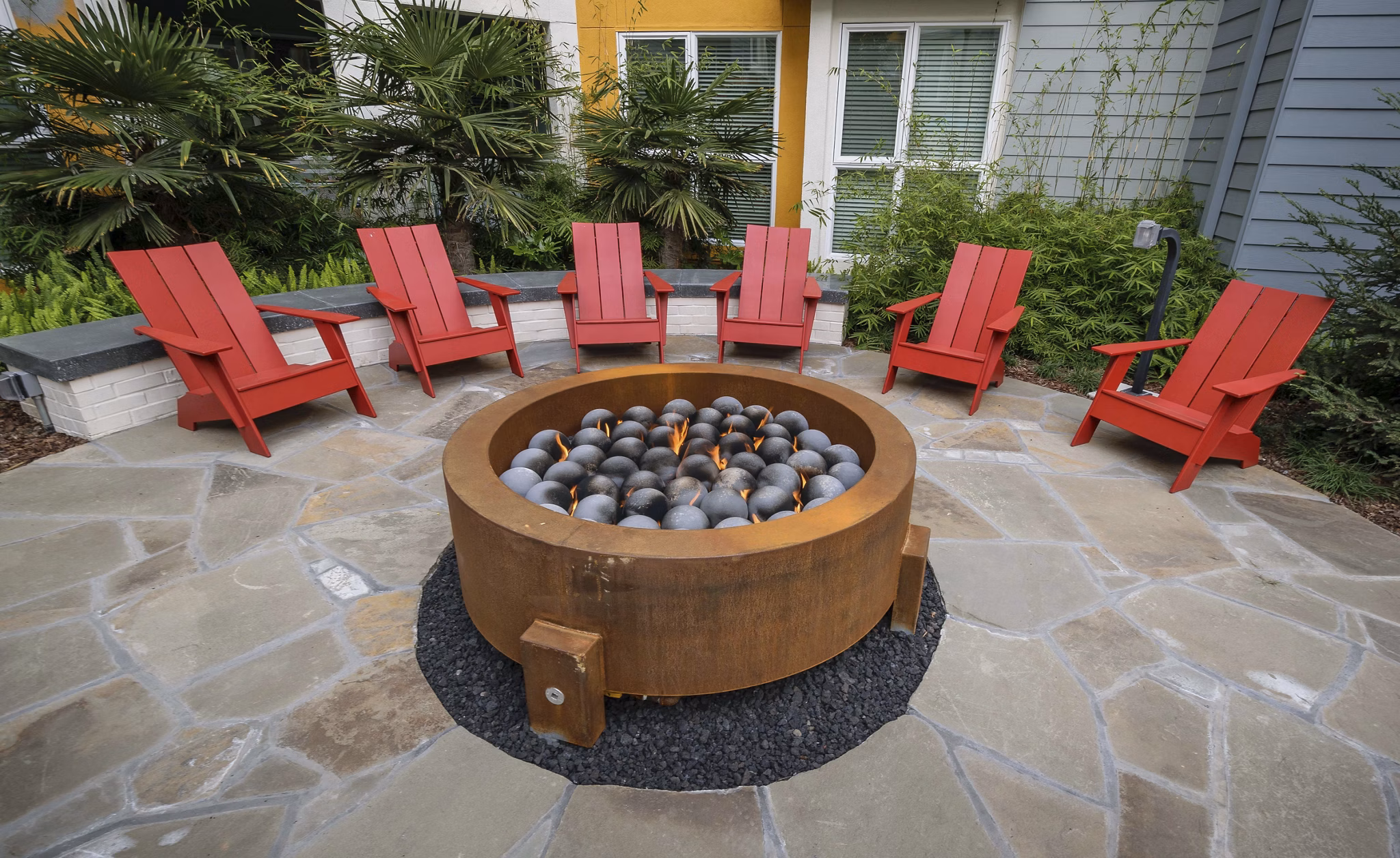 Patio at Ascent Apartments