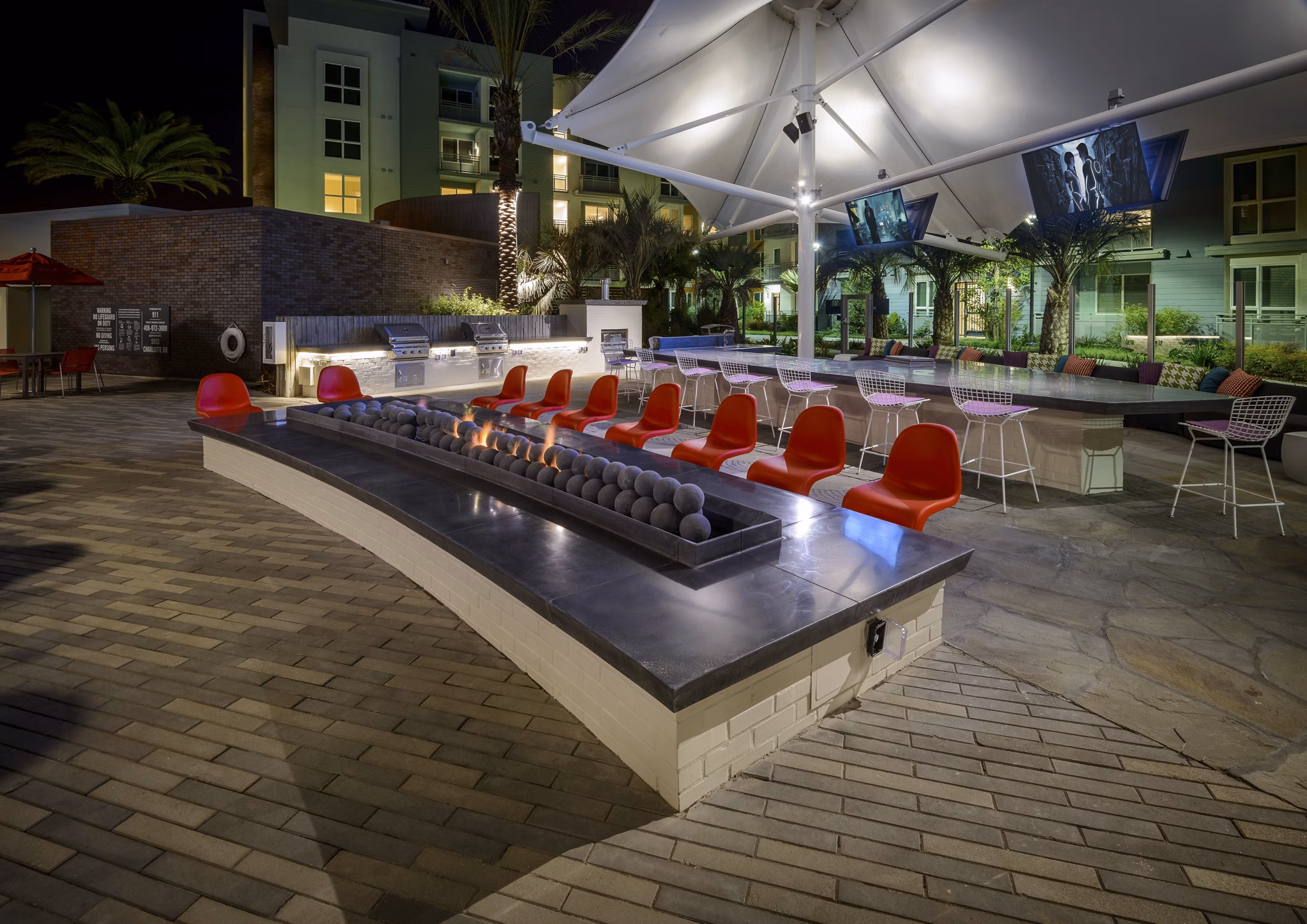 Patio at Ascent Apartments