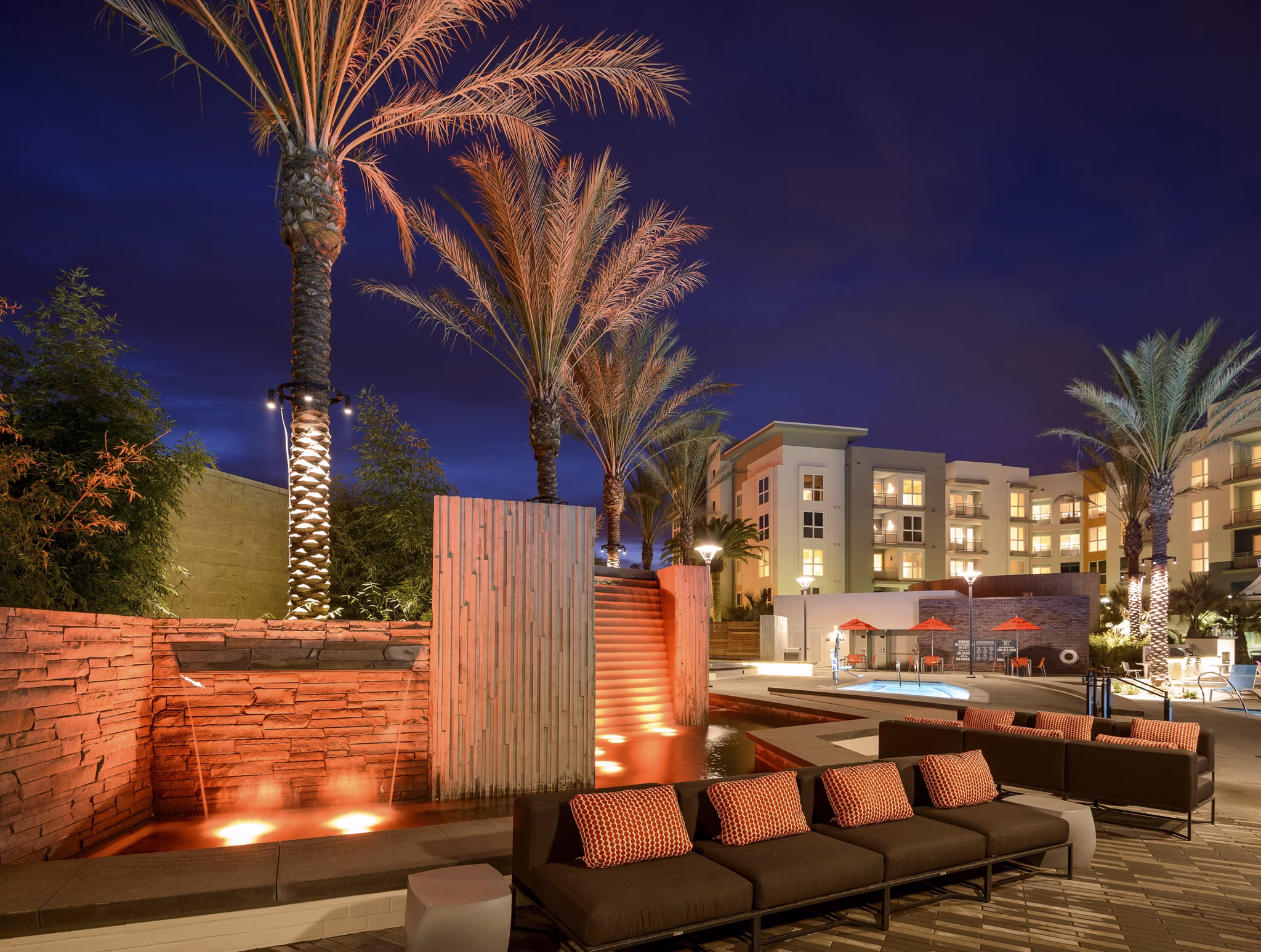 Patio at Ascent Apartments