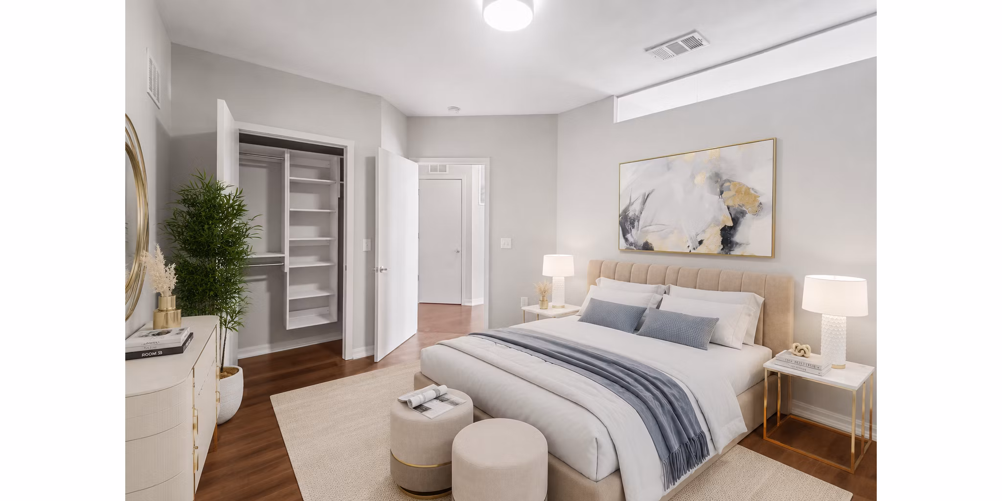 Bedroom at One Ardmore Apartments