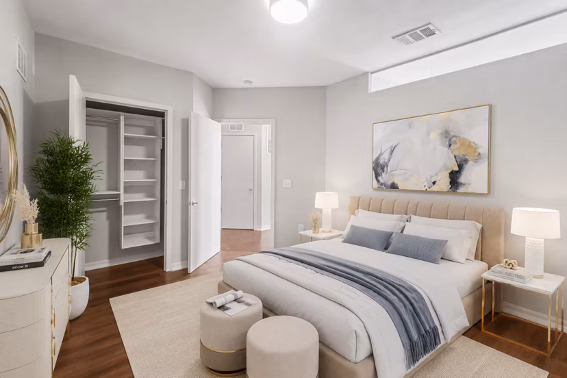 bedroom at One Ardmore Apartments
