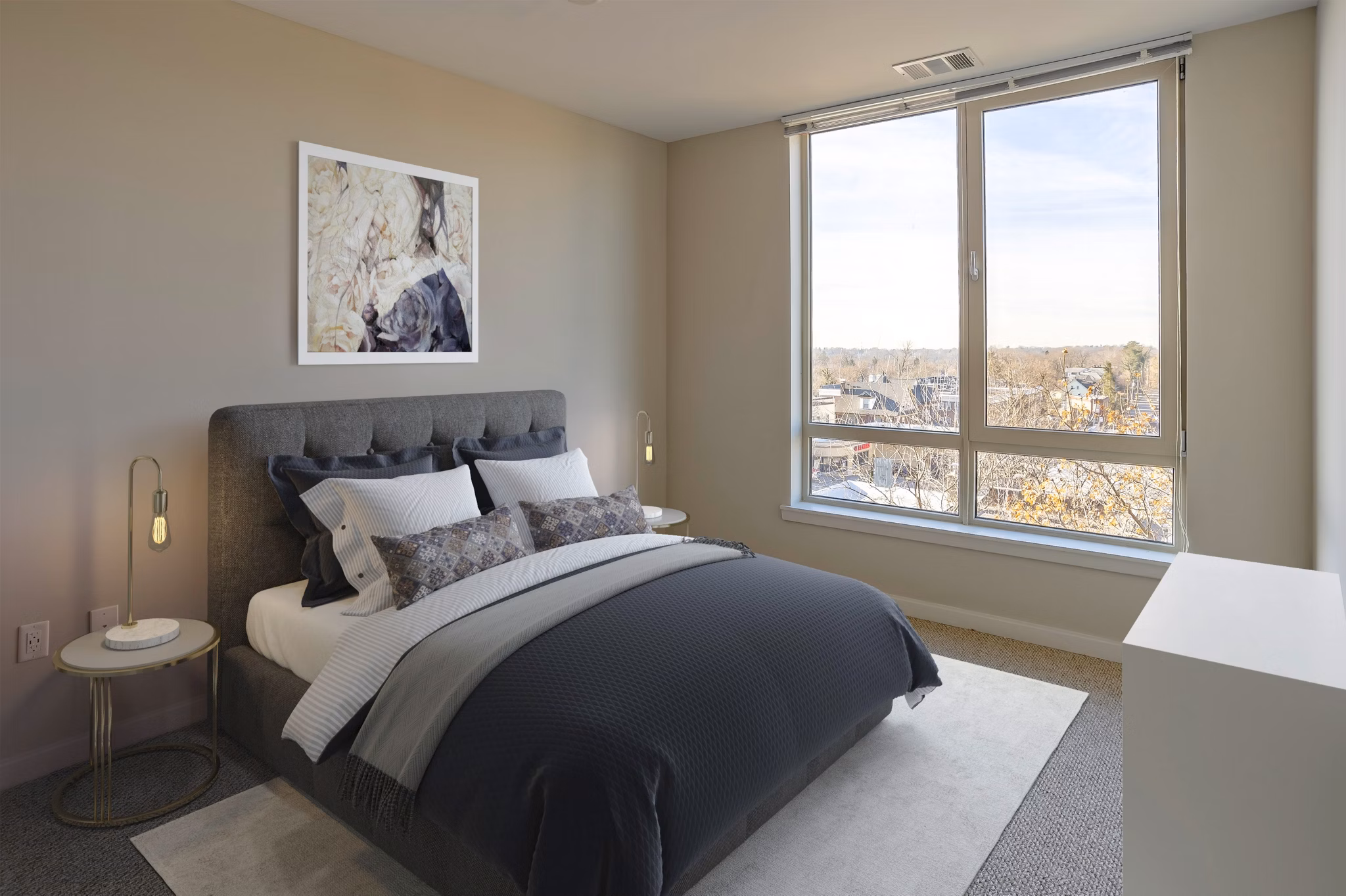 bedroom at One Ardmore Apartments