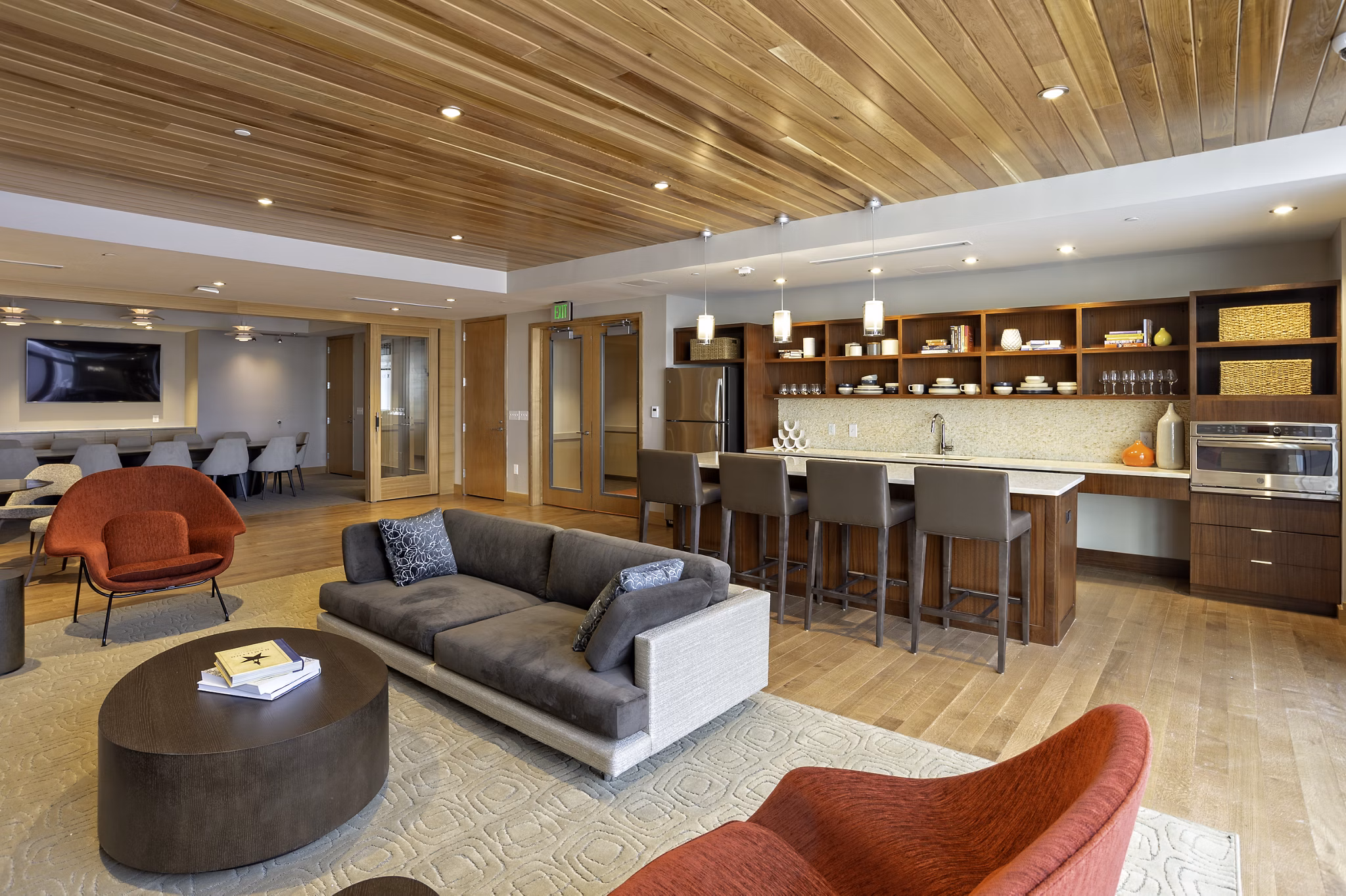 clubhouse at One Ardmore Apartments