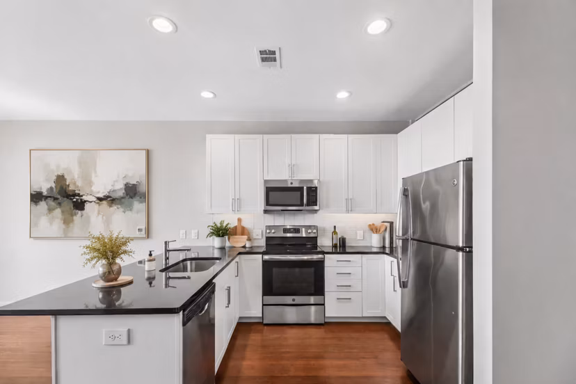 kitchen at One Ardmore Apartments