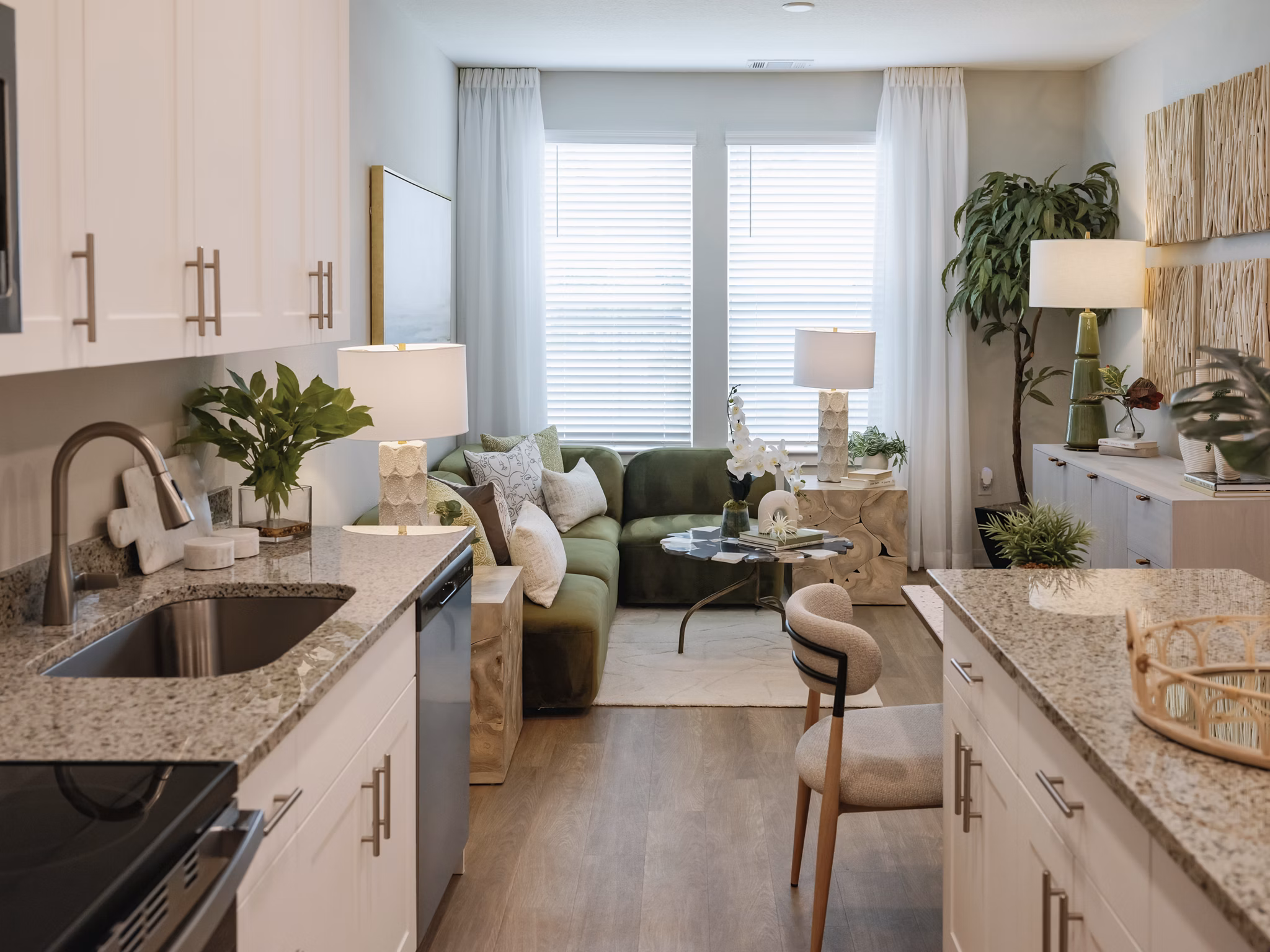 kitchen at Altera Jacaranda Apartments 