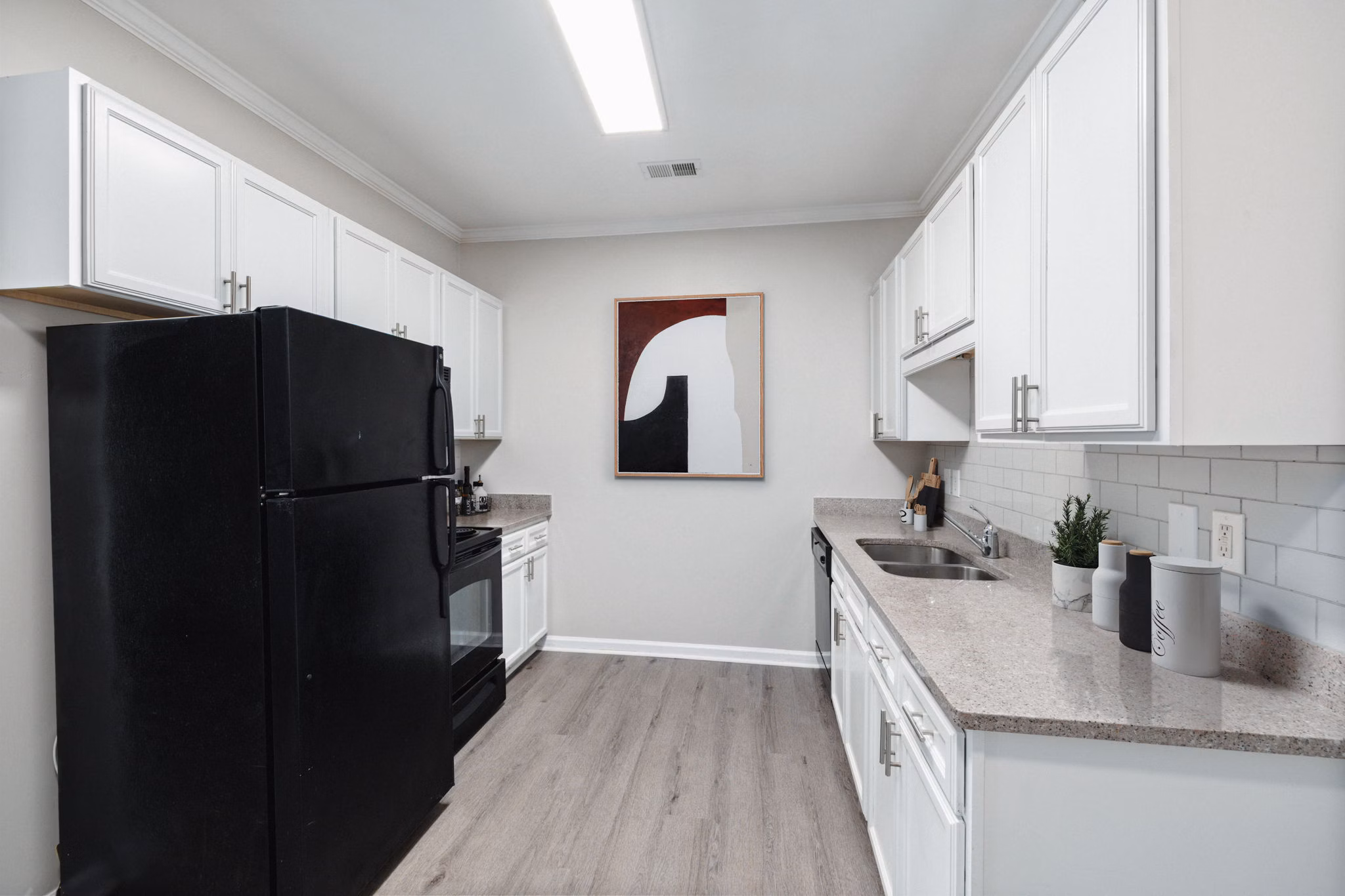 Kitchen at The Summit on 401 Apartments