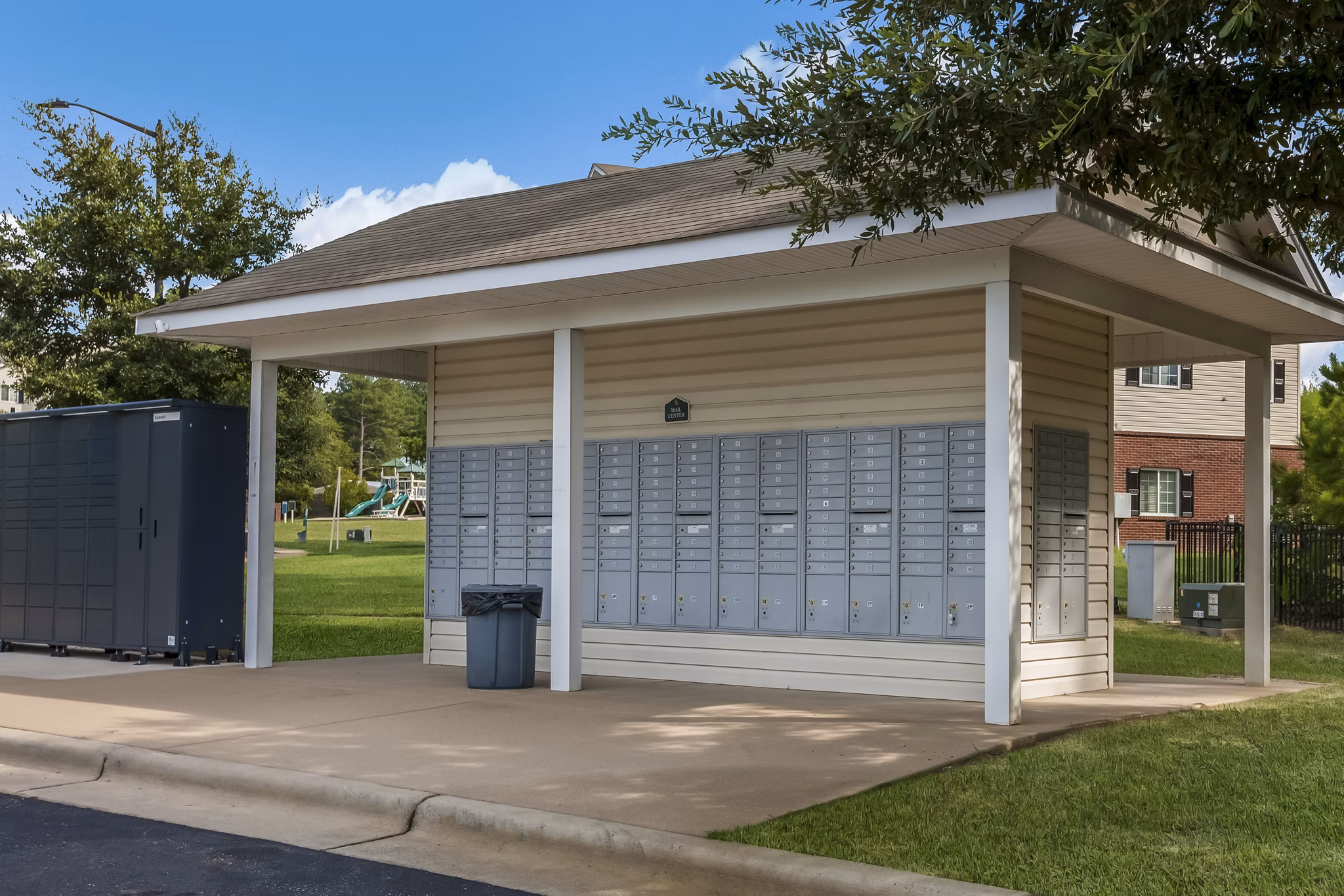 mail room at The Summit on 401 Apartments 