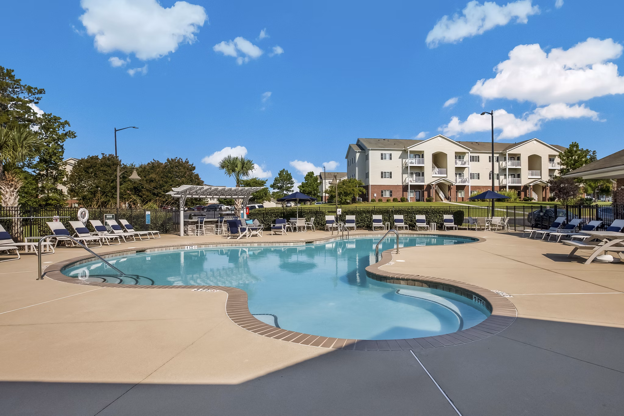 pool at The Summit on 401 Apartments 