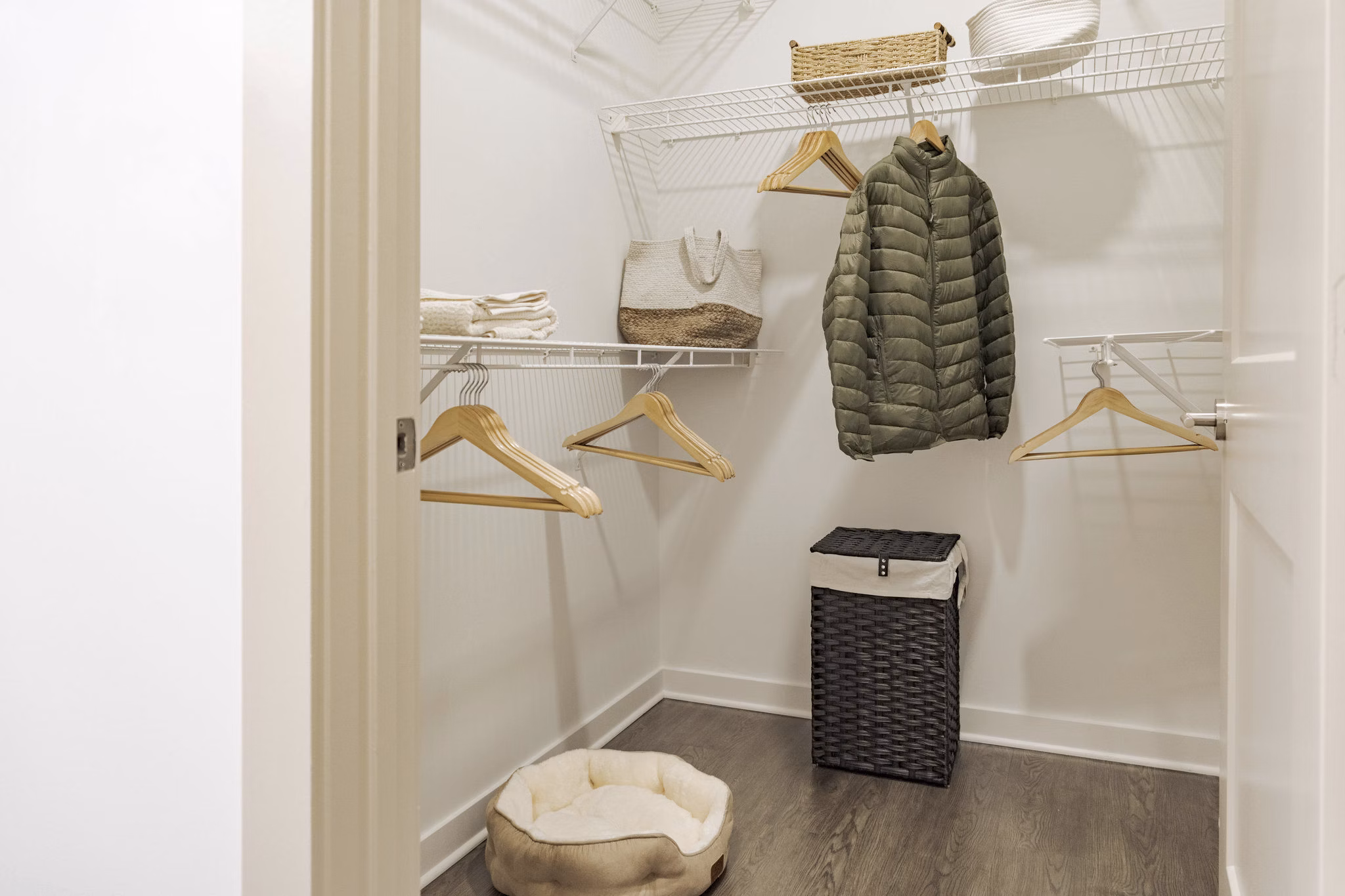 Closet at Casona Apartments