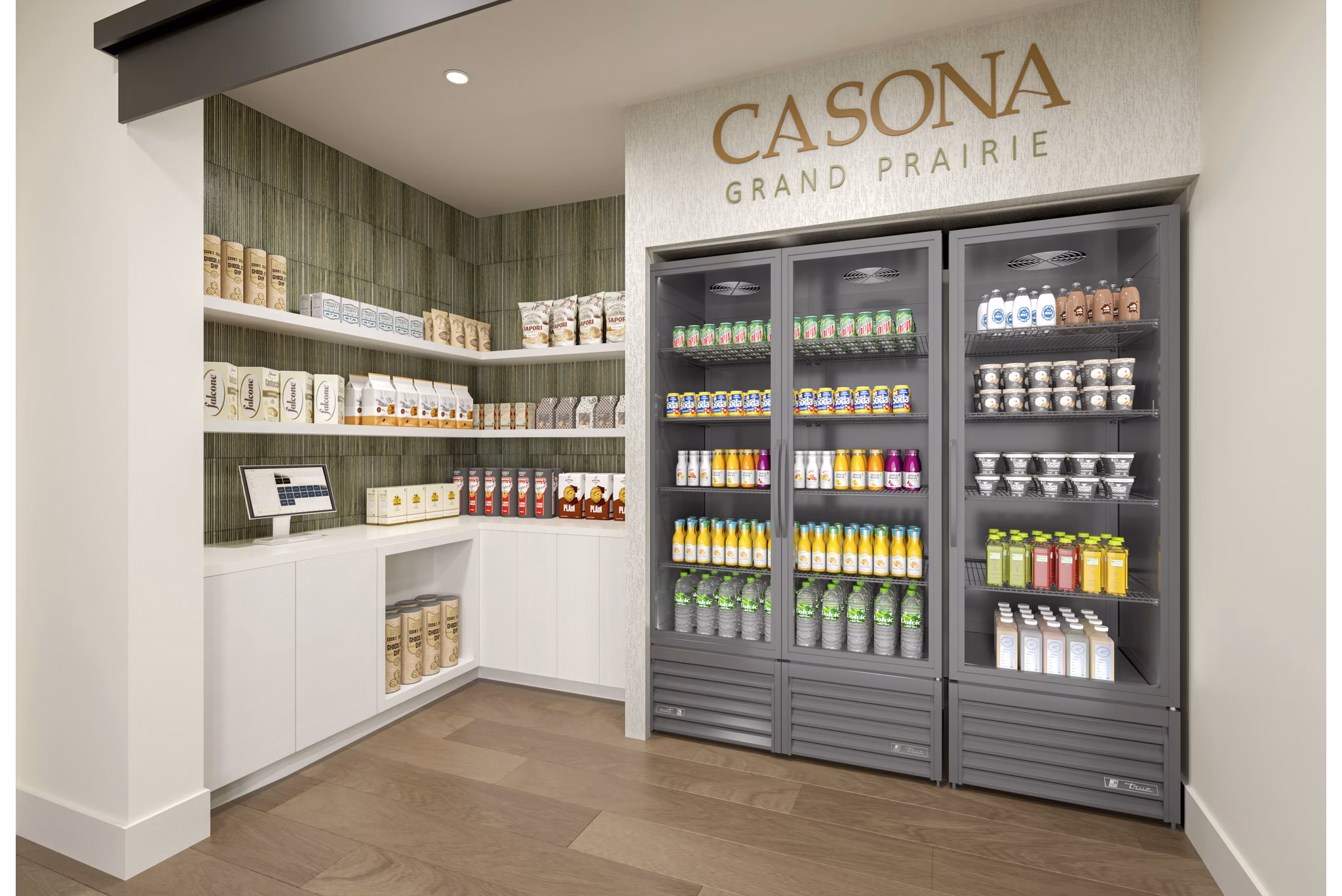 rendering at Casona Apartments