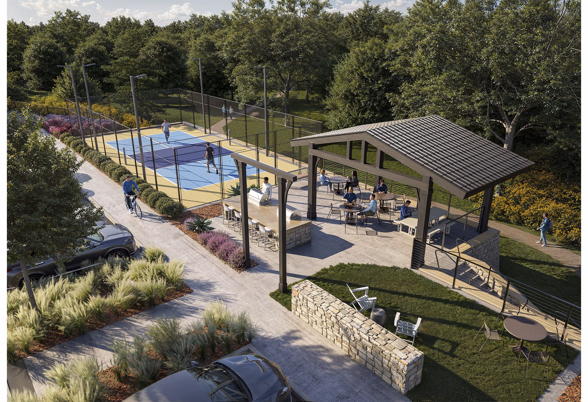 rendering at Casona Apartments