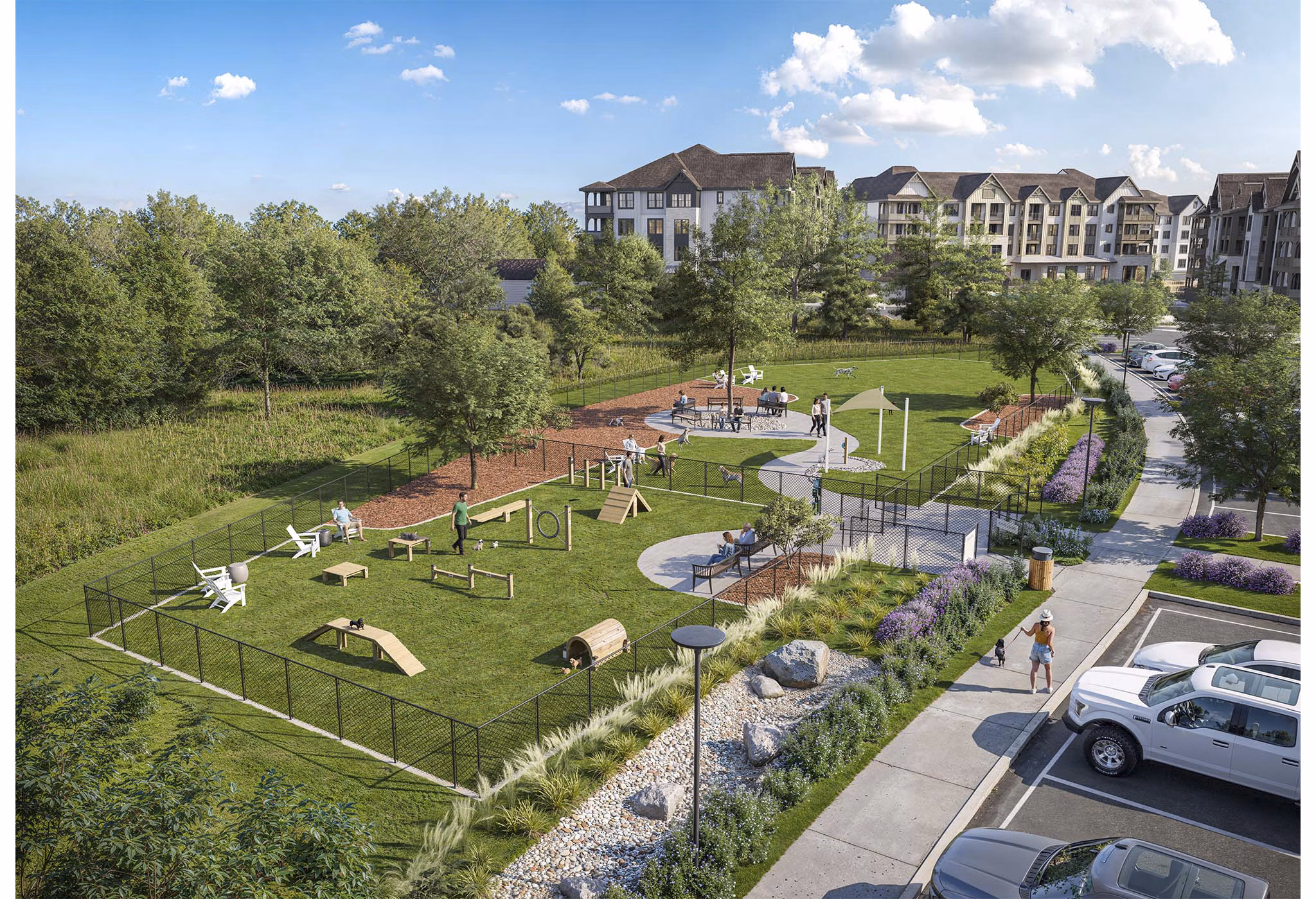 rendering at Casona Apartments