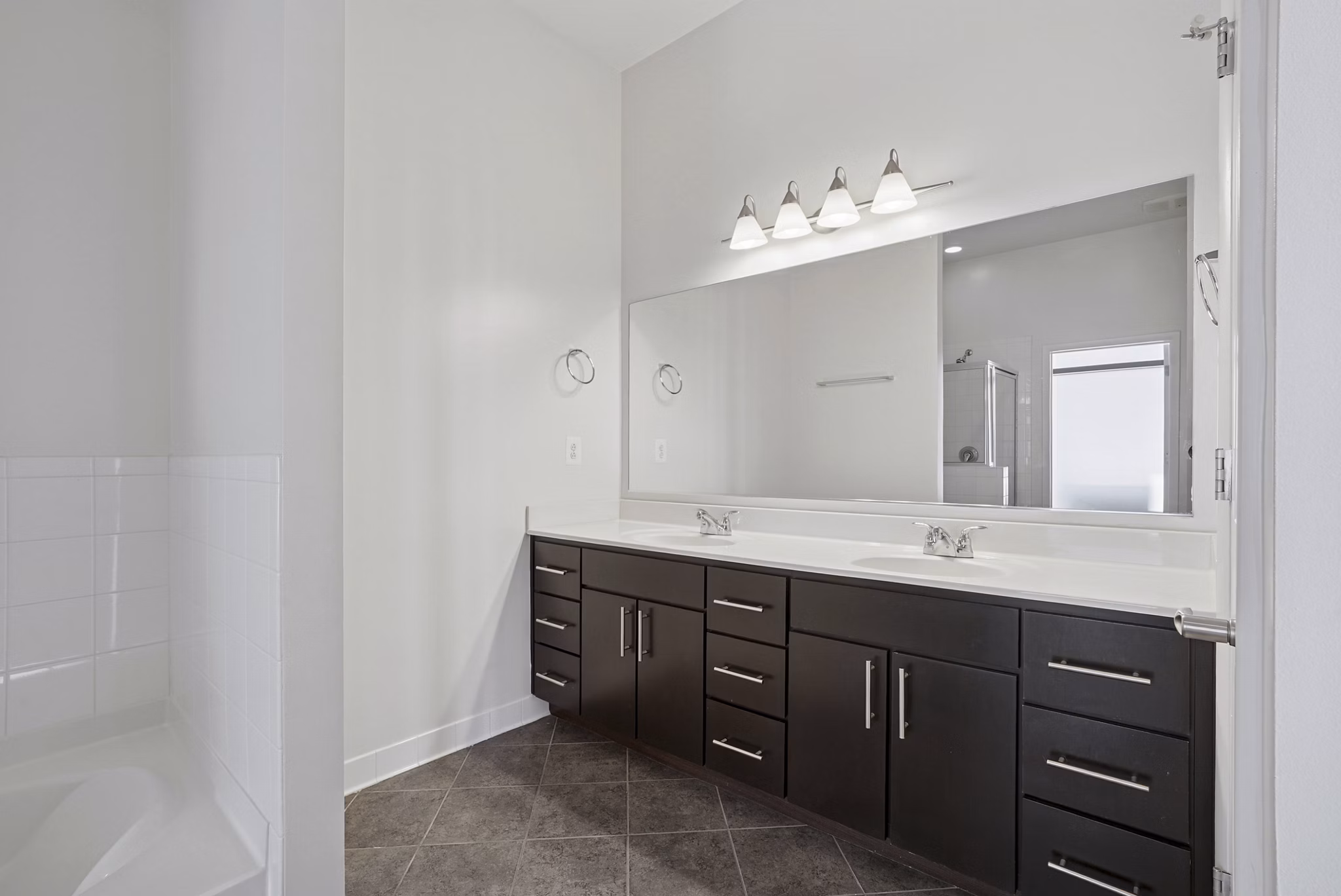 bathroom at Millennium at National Landing Apartments