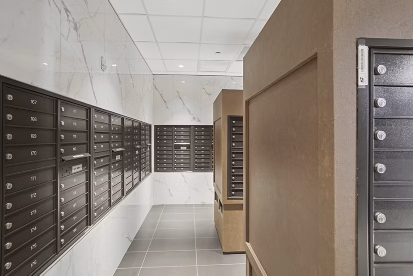mail room at Millennium at National Landing Apartments