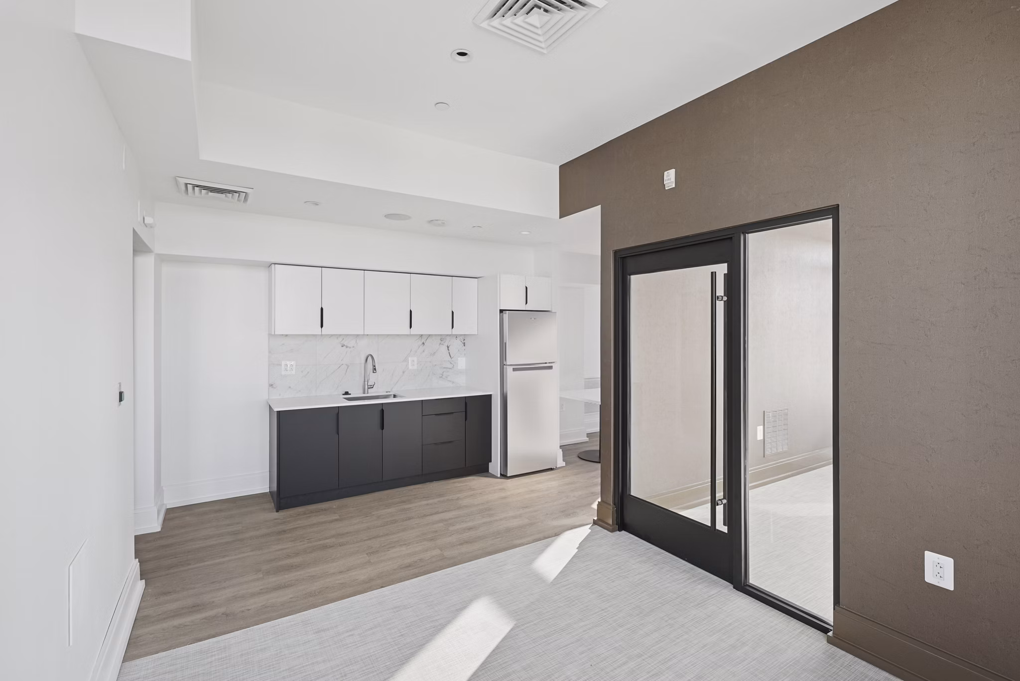 kitchen at Millennium at National Landing Apartments