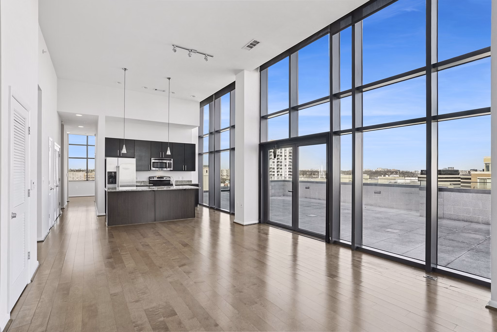 kitchen at Millennium at National Landing Apartments