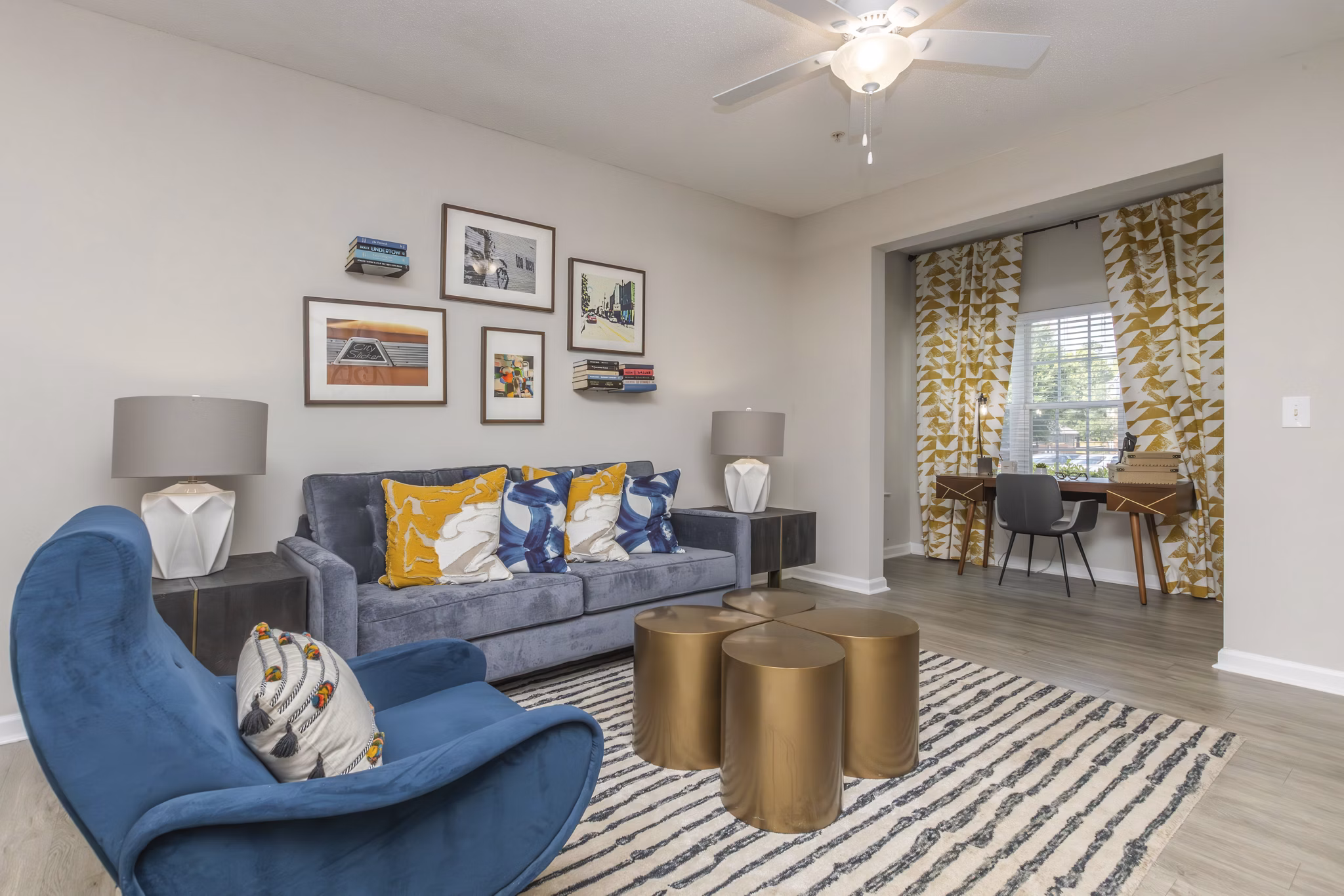 living room at Villas at Princeton Lakes Apartments