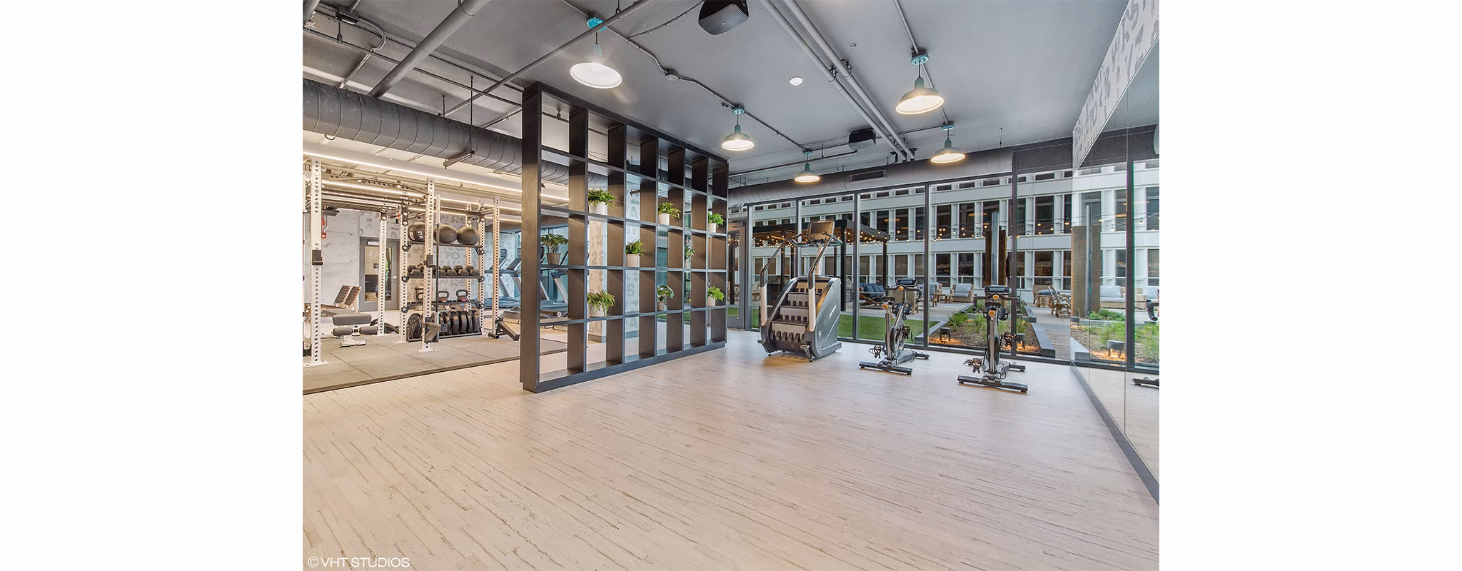 Fitness Center at Albion Oak Park Apartments