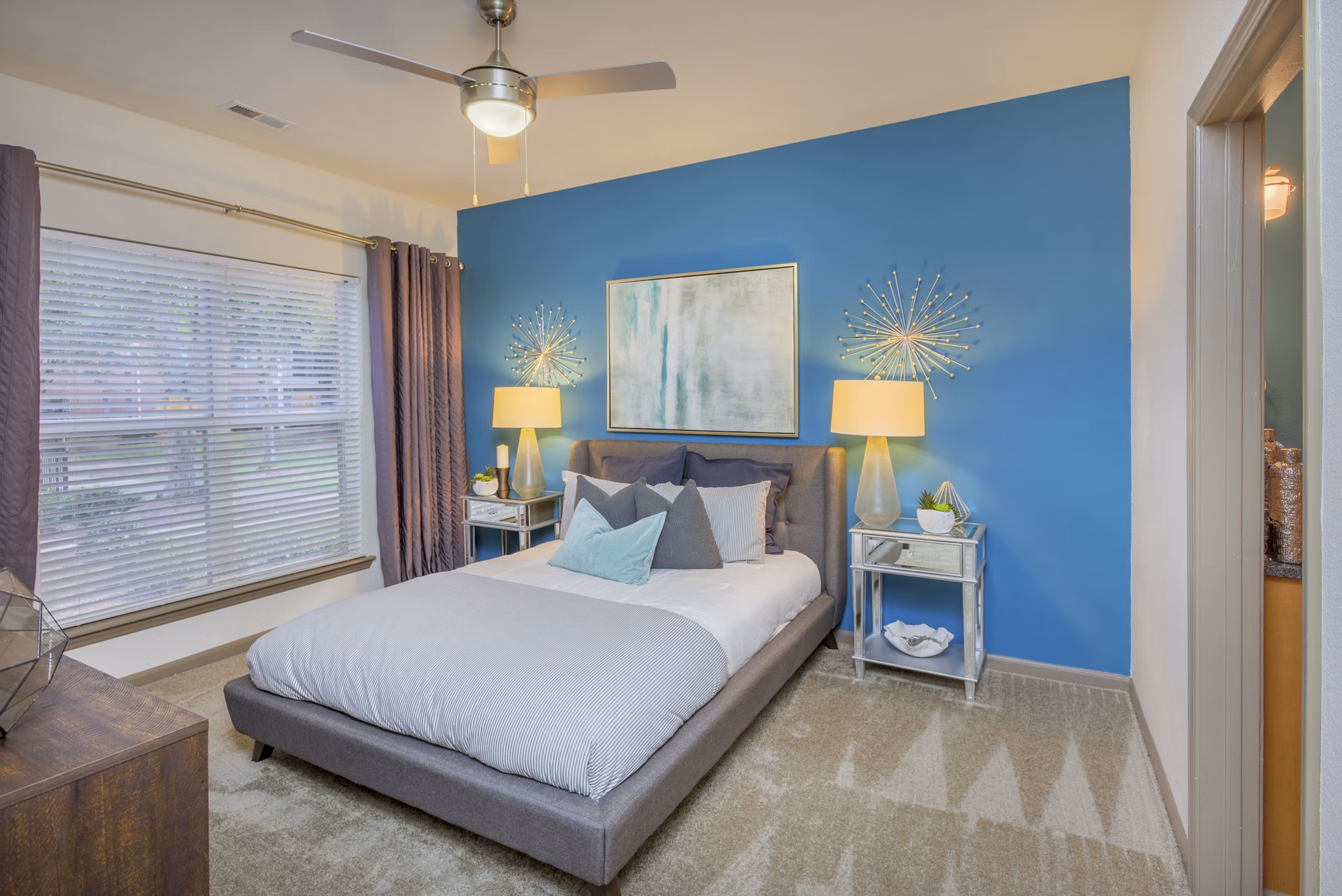 bedroom at Presley Oaks Apartments