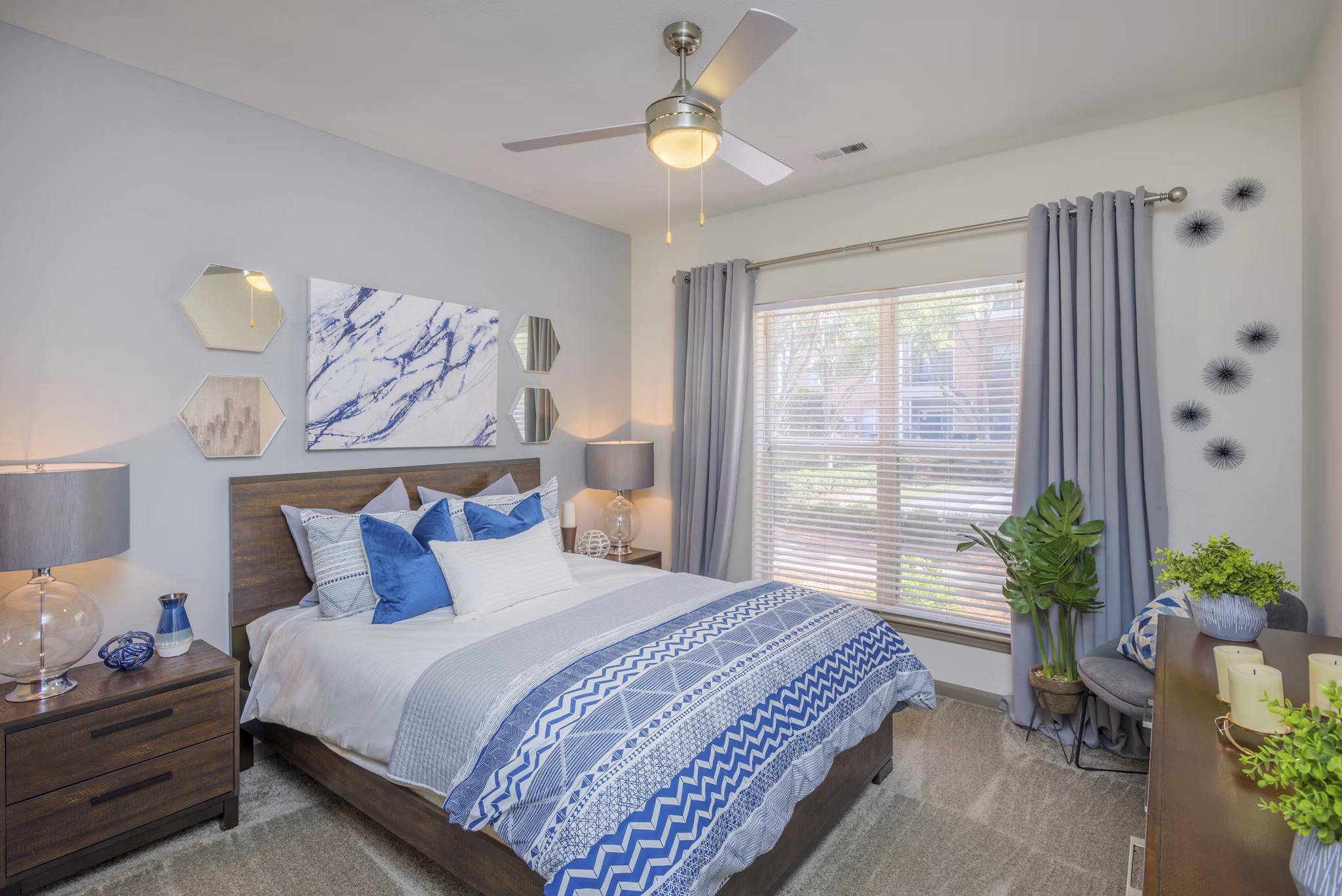 bedroom at Presley Oaks Apartments