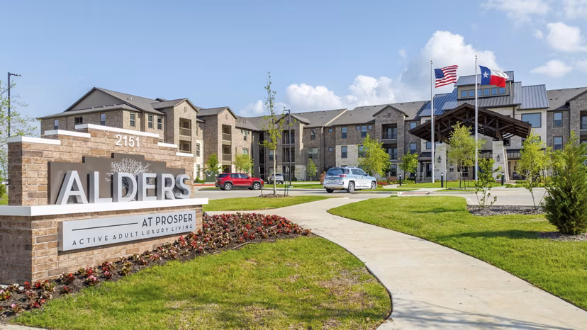 exterior at Alders Prosper Apartments 